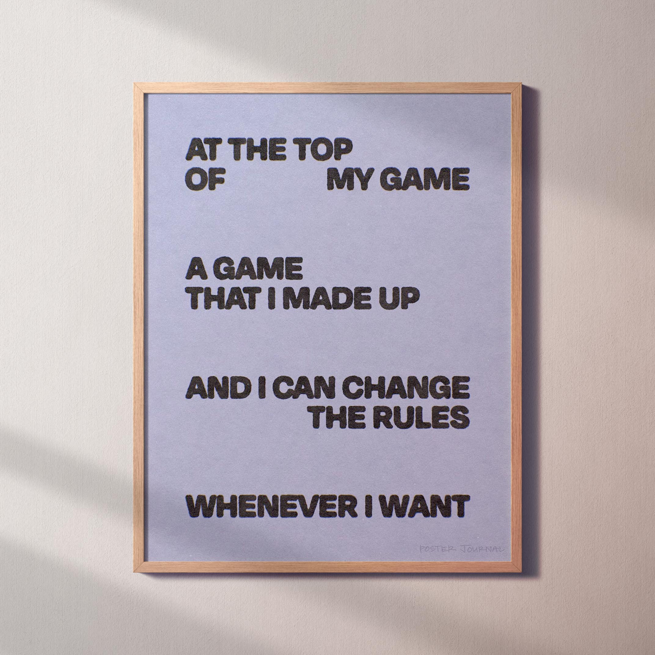 GAME PRINT
