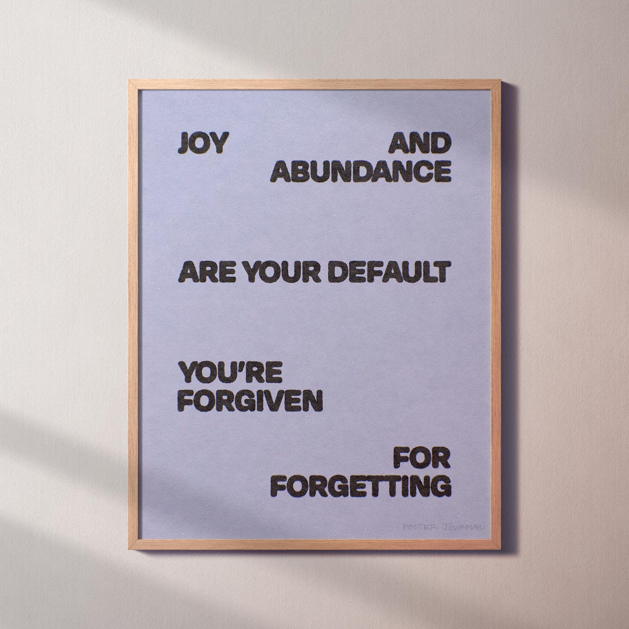 FORGIVEN PRINT