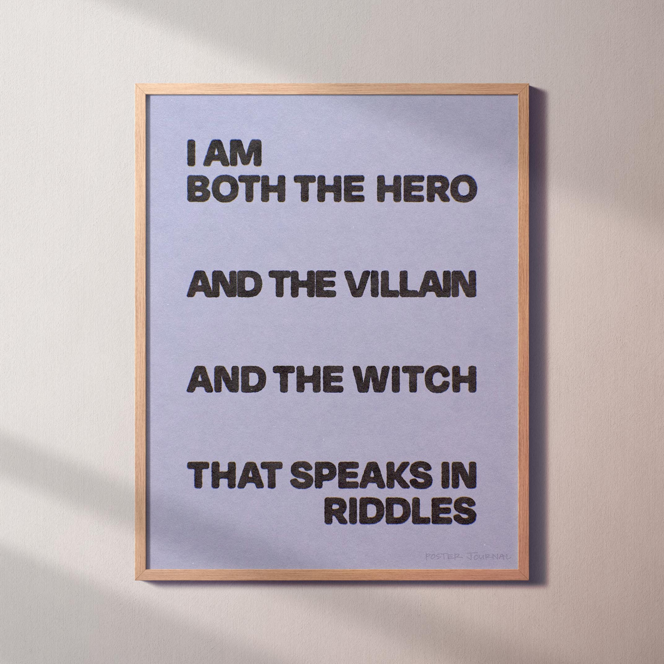 VILLAIN PRINT