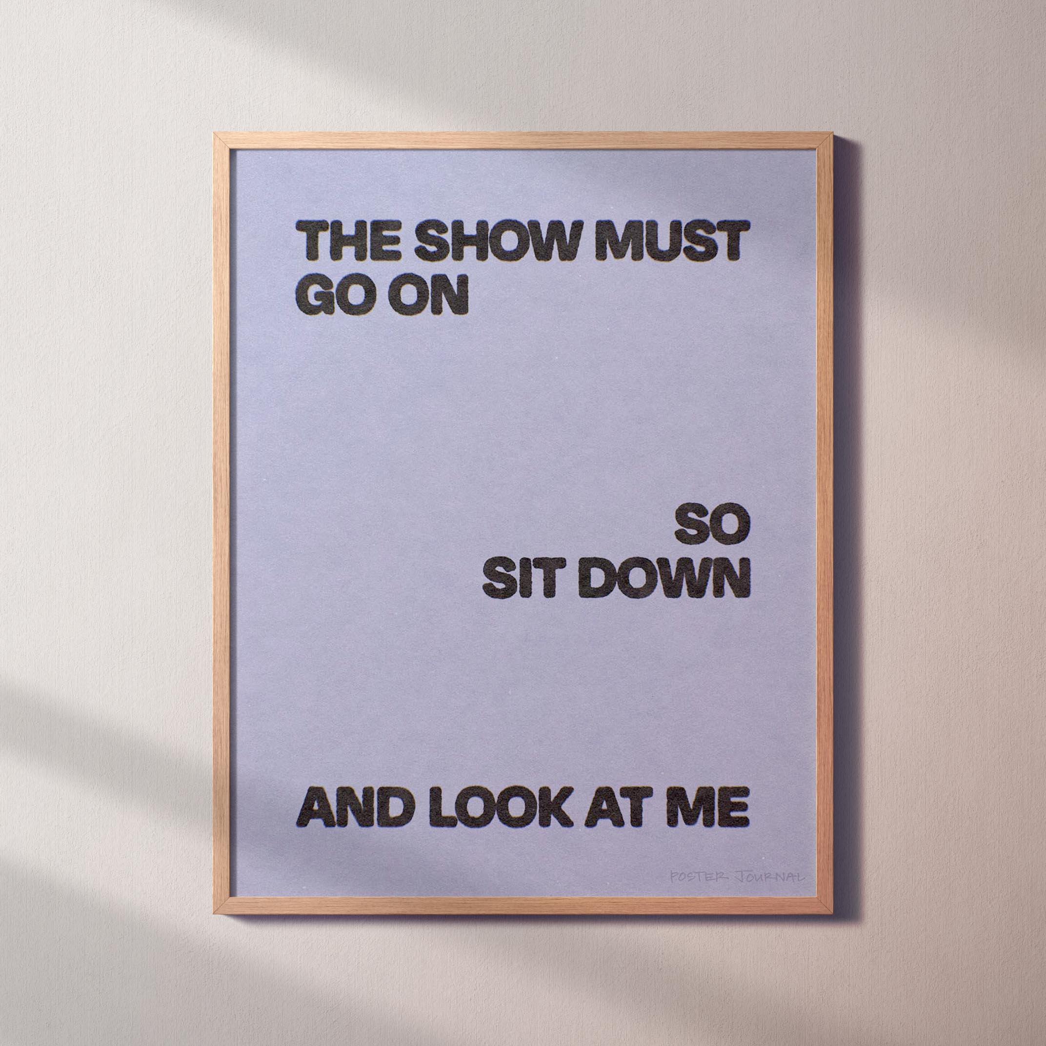 SHOW PRINT