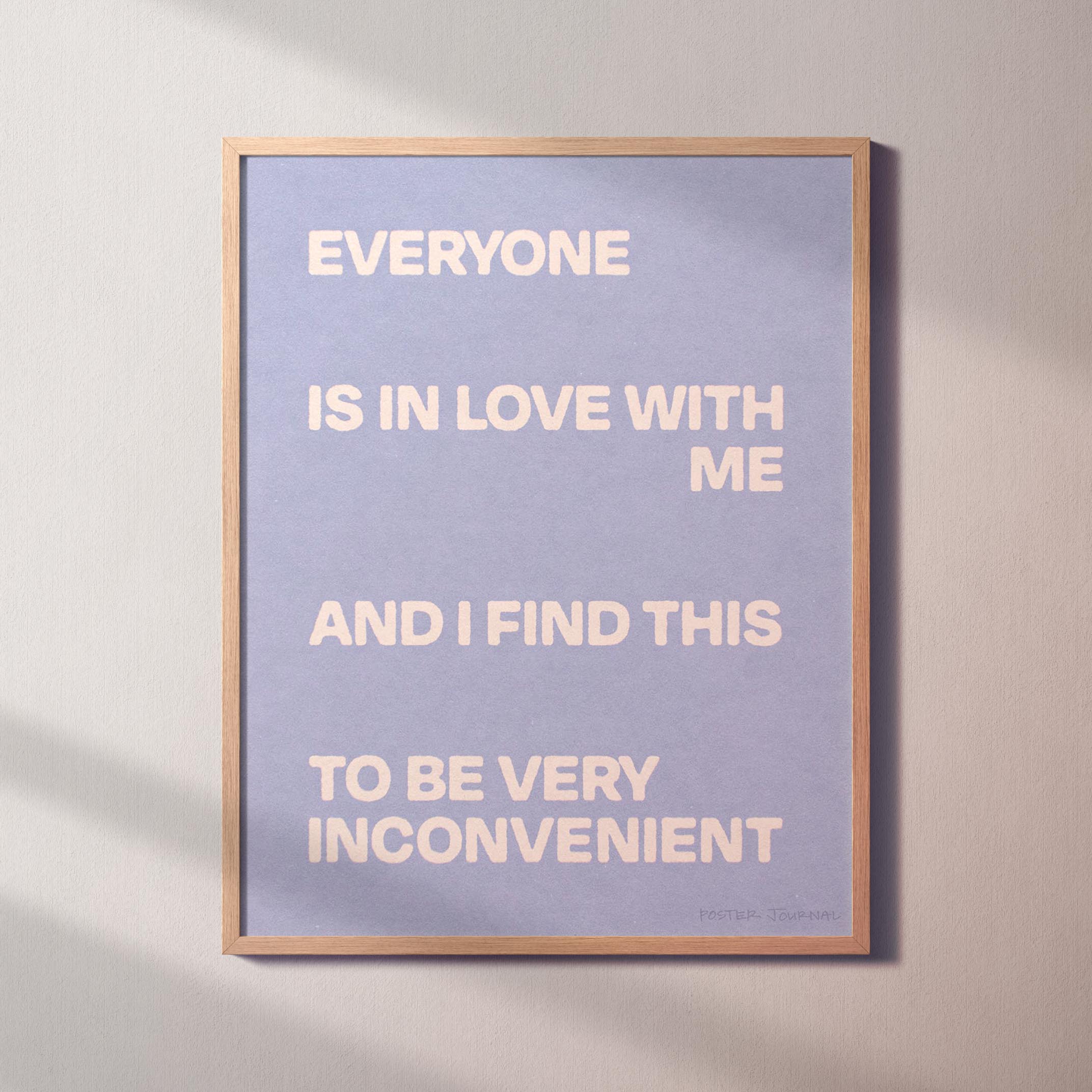 INCONVENIENT PRINT