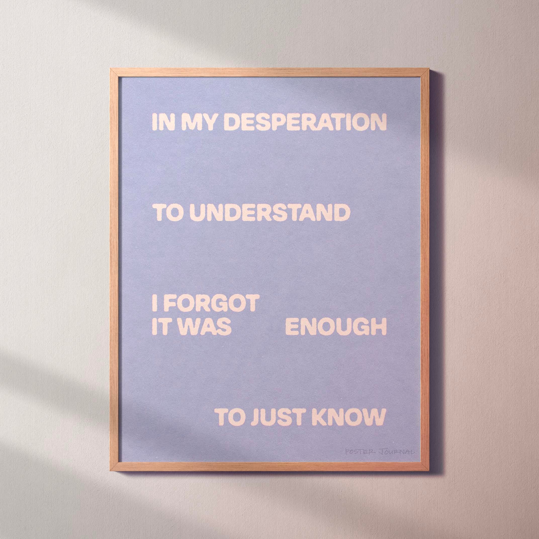 DESPERATION PRINT