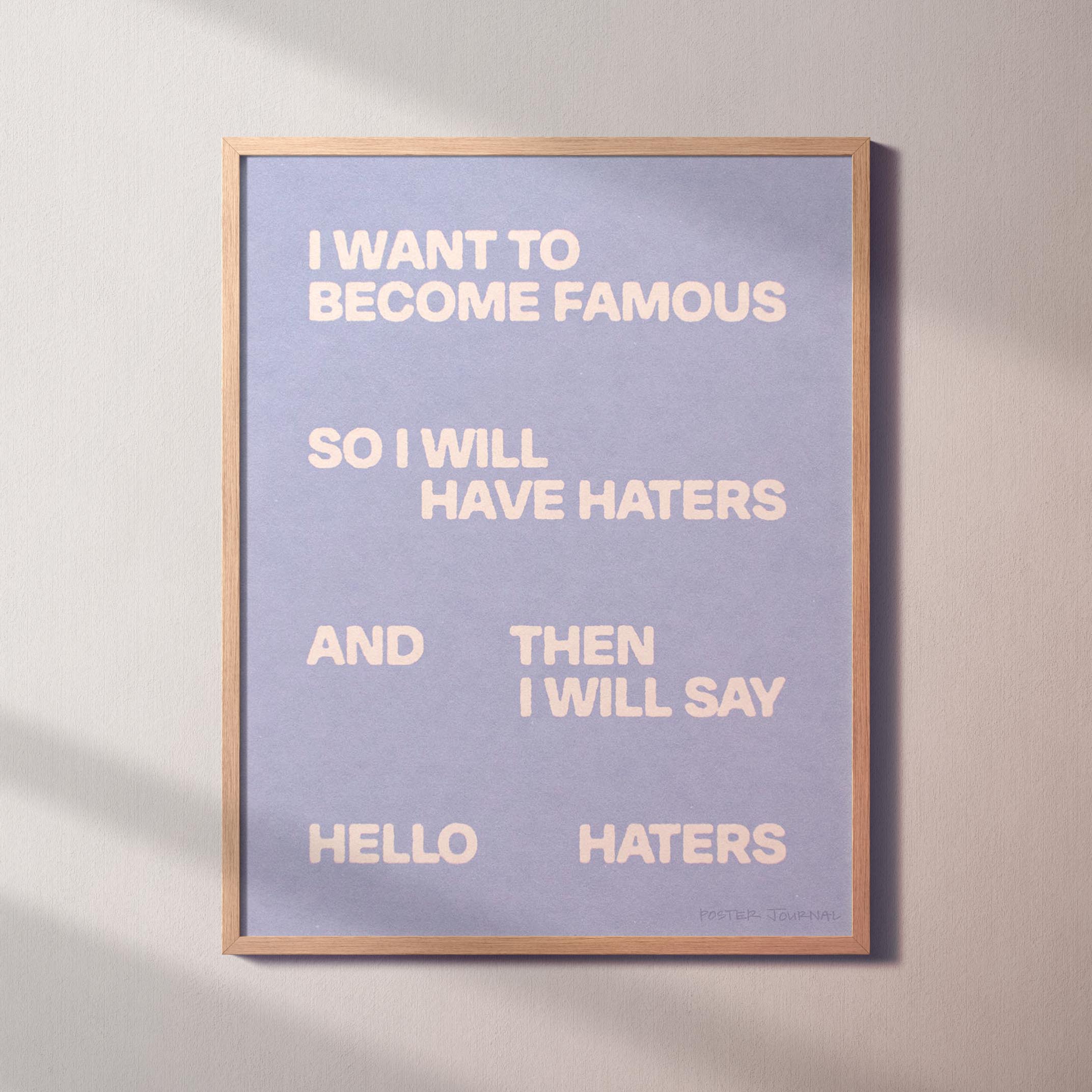 HATERS PRINT