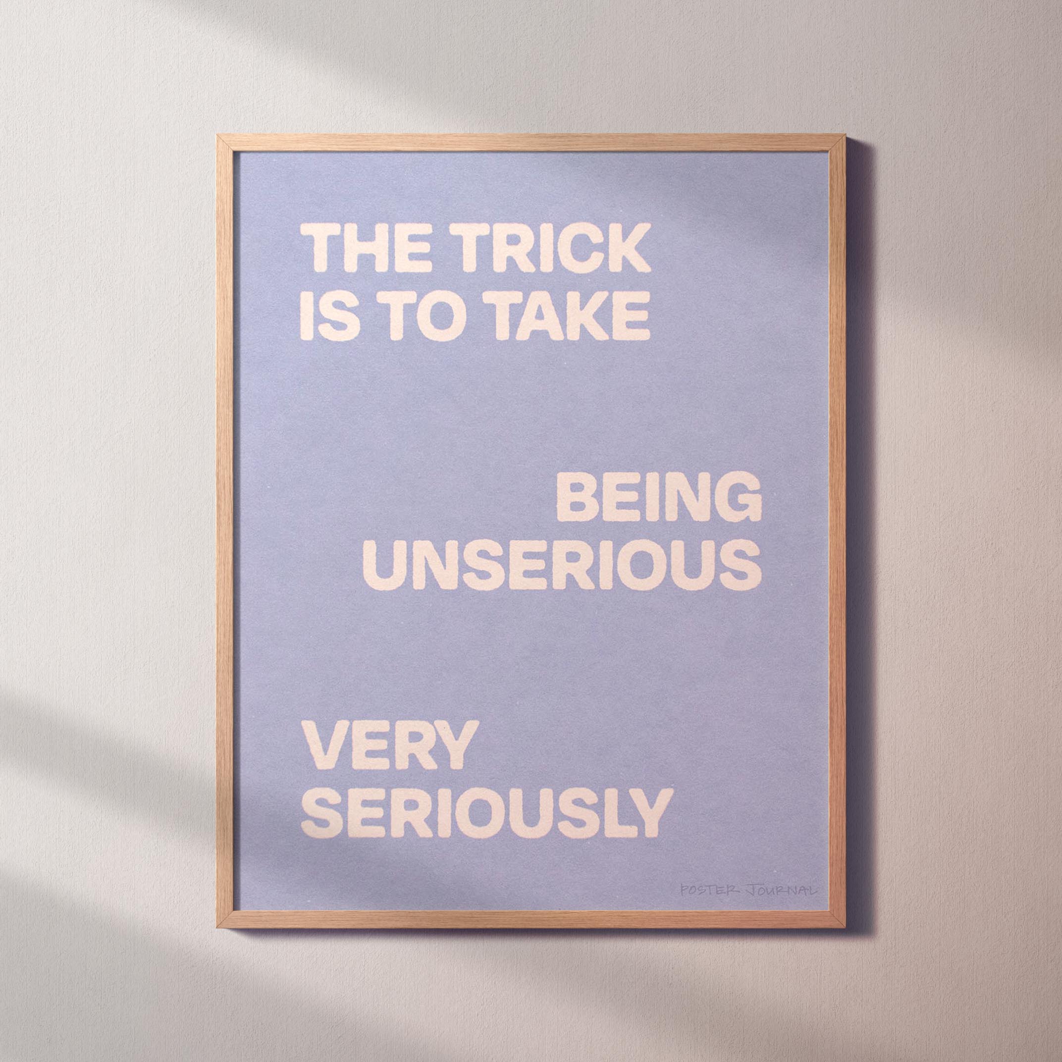 UNSERIOUS PRINT