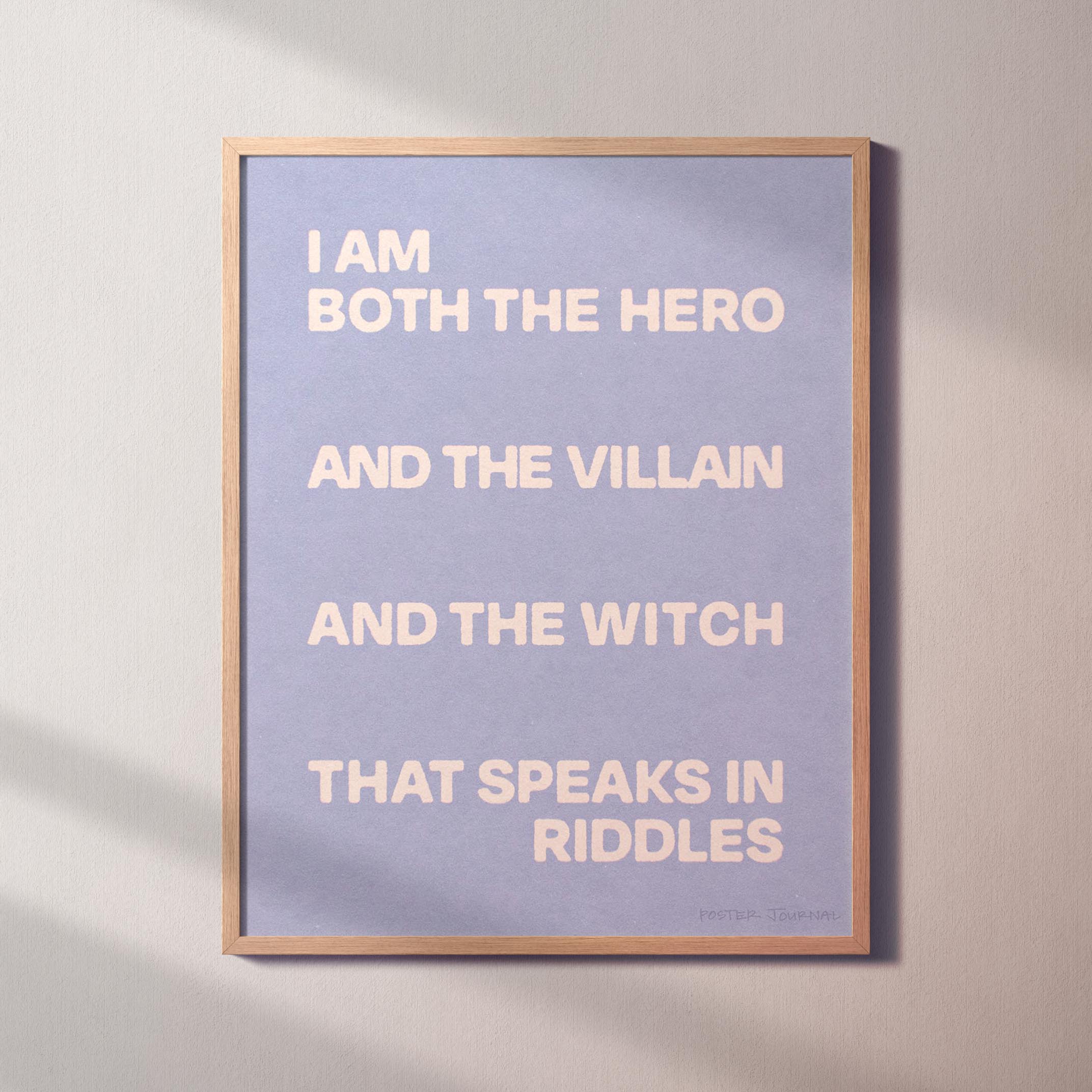 VILLAIN PRINT