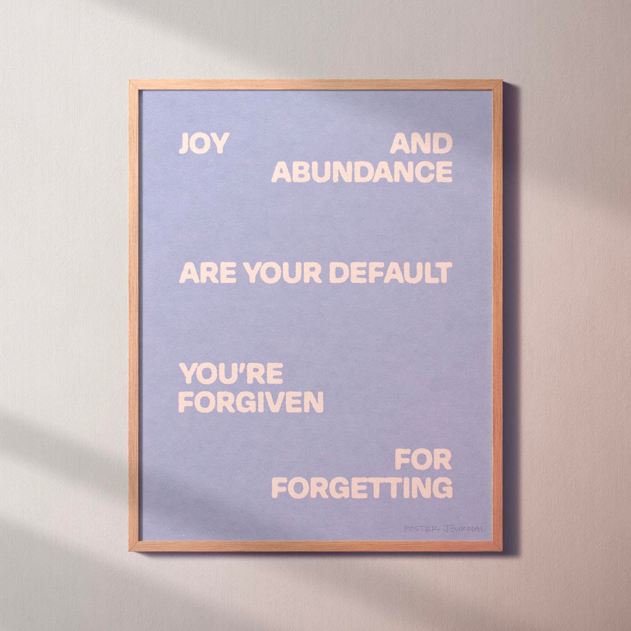 FORGIVEN PRINT