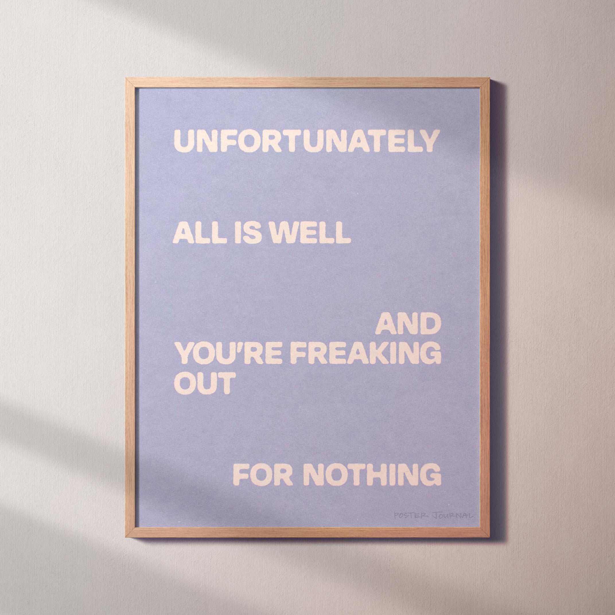 UNFORTUNATELY PRINT