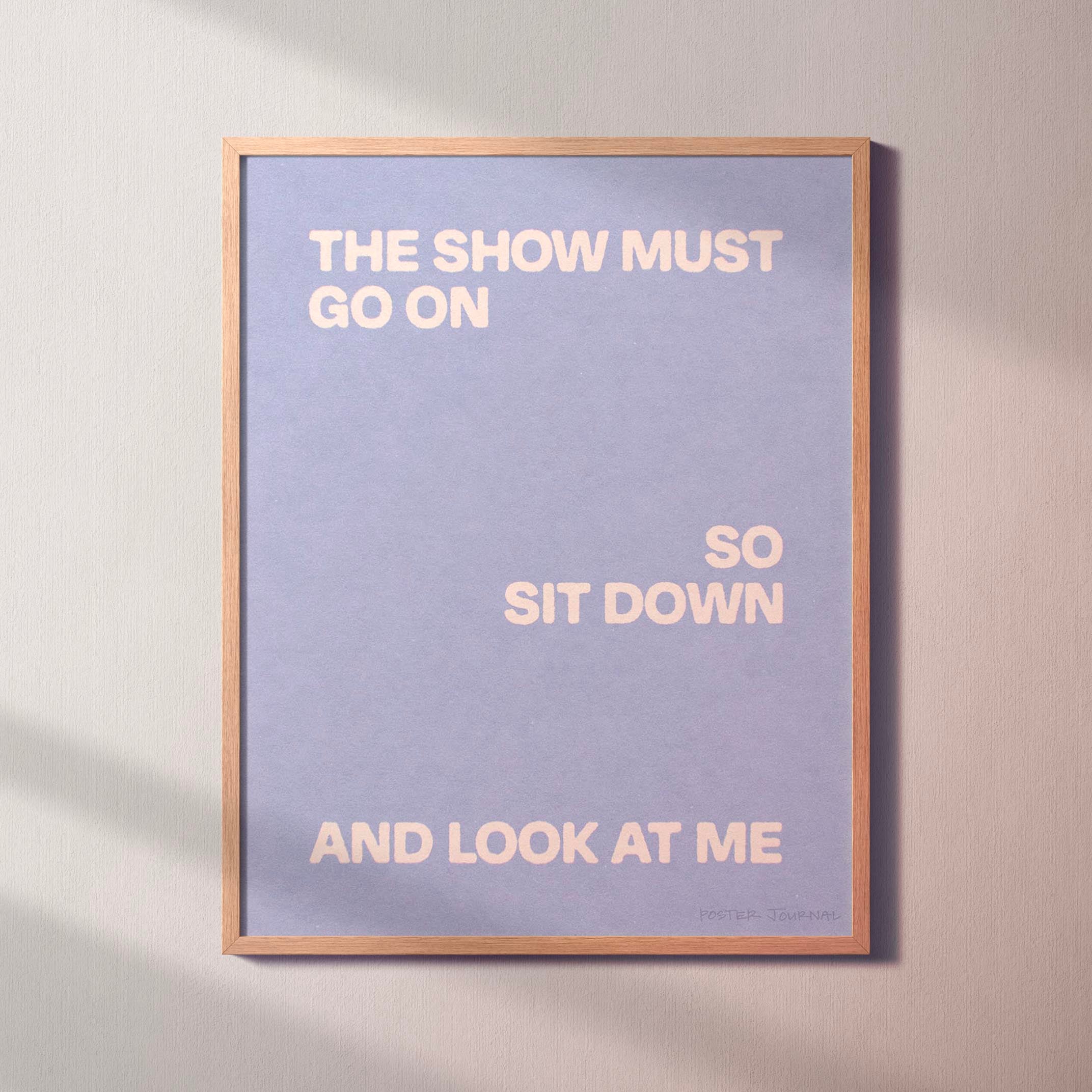 SHOW PRINT