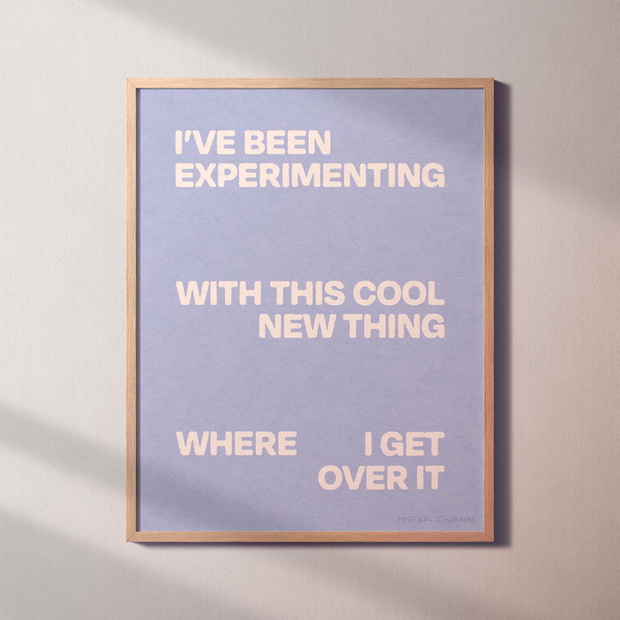 EXPERIMENTING PRINT