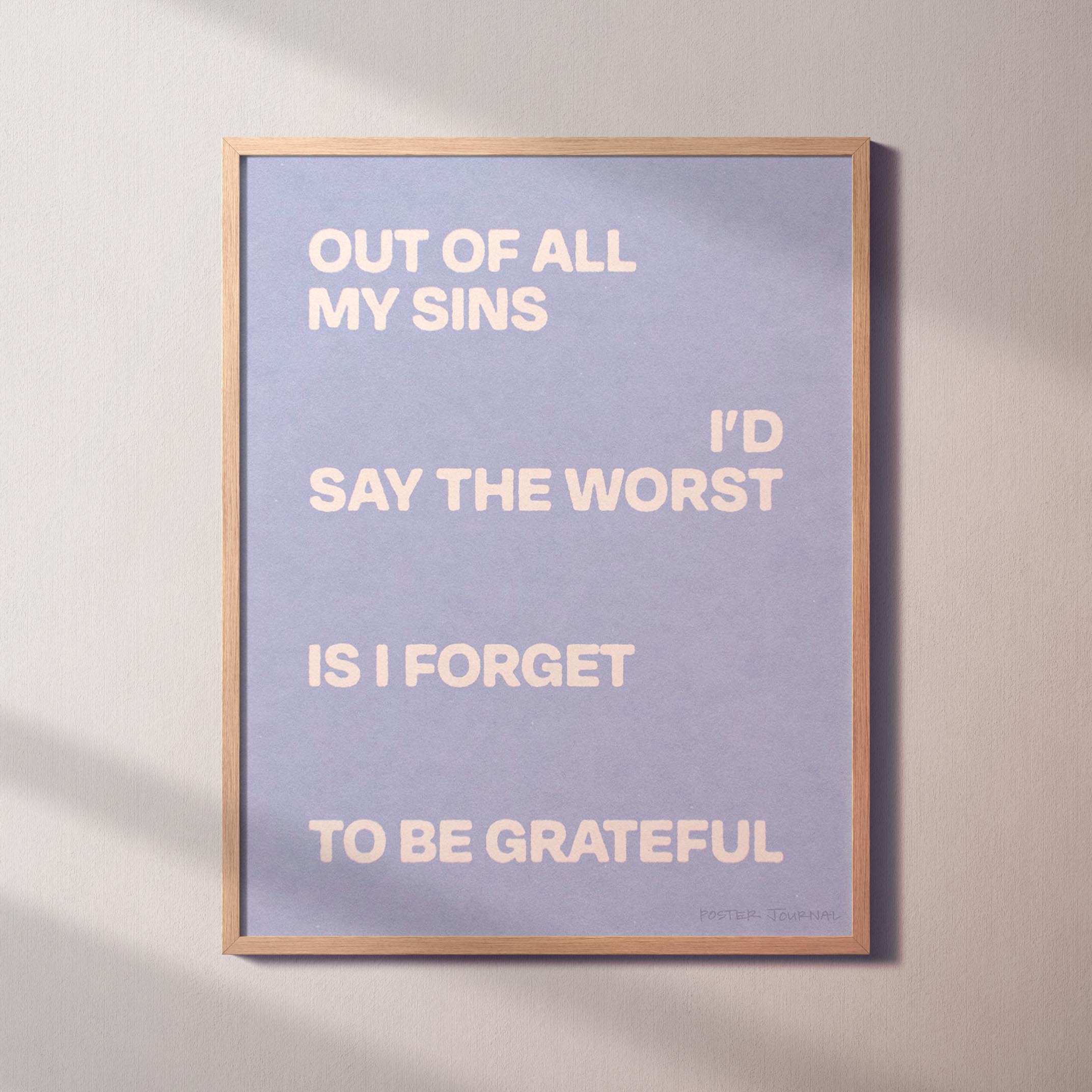 GRATEFUL PRINT