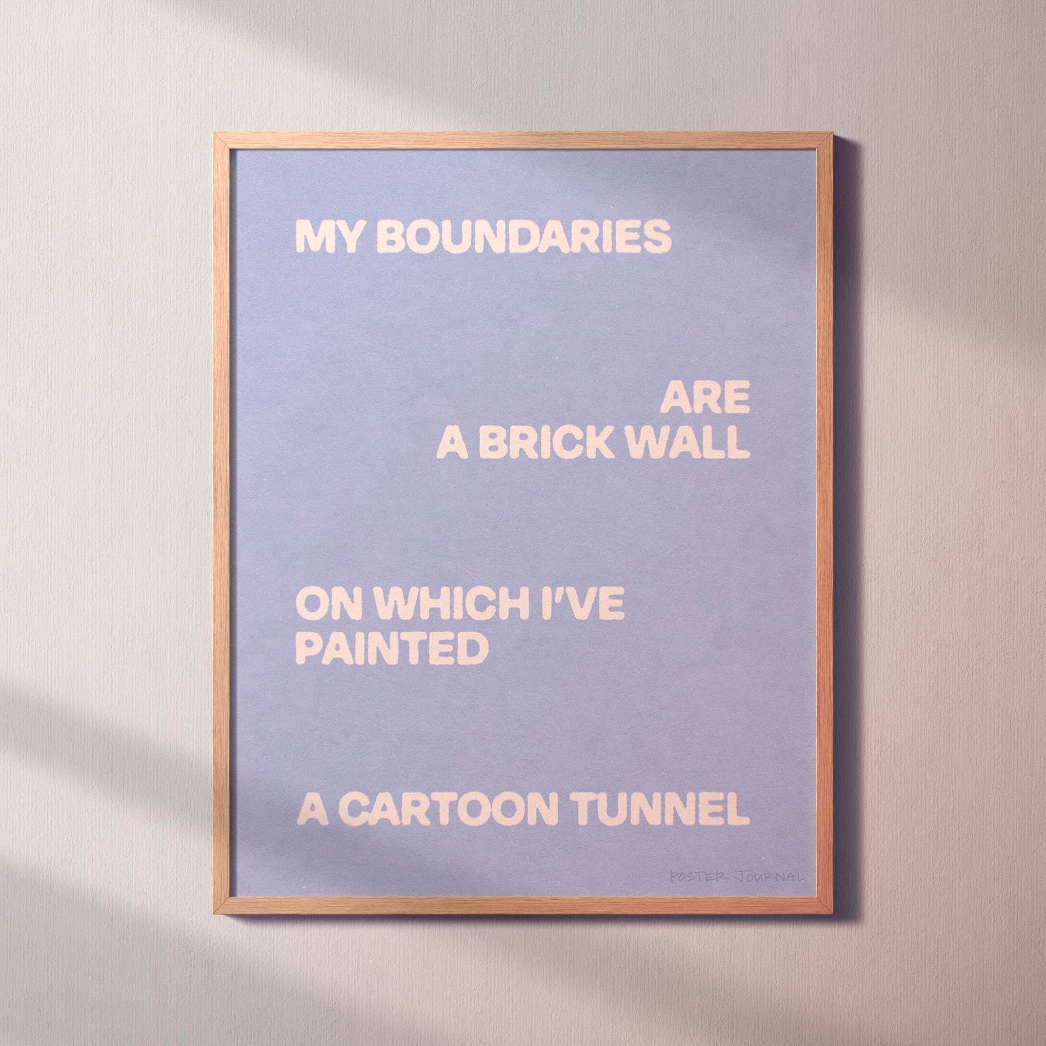 BOUNDARIES PRINT