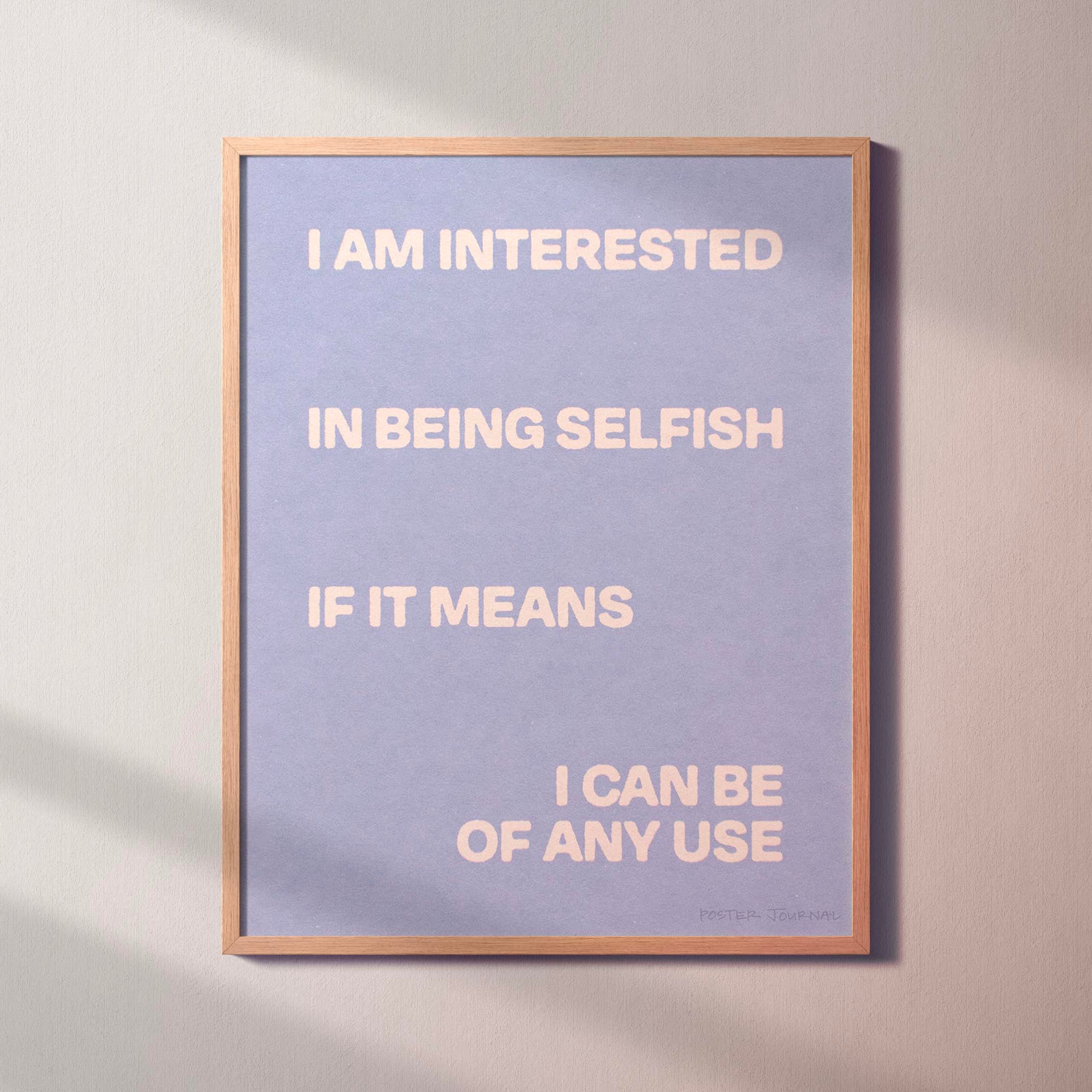 SELFISH PRINT
