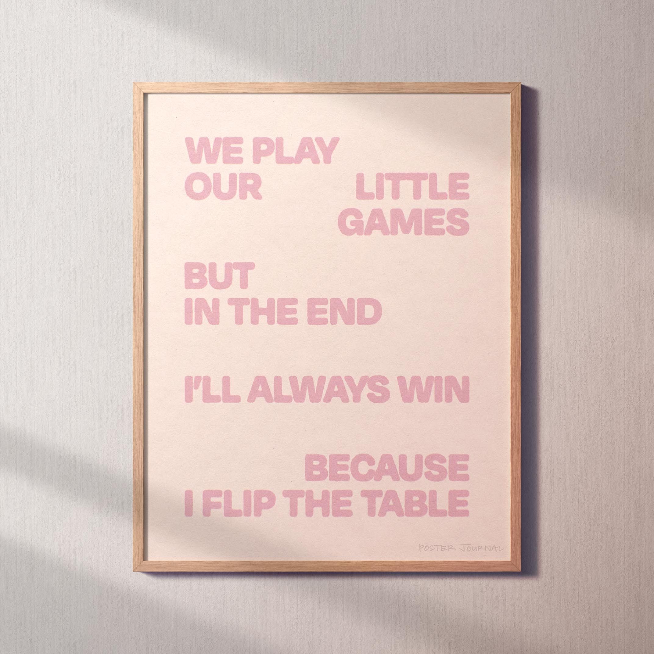 TABLE PRINT