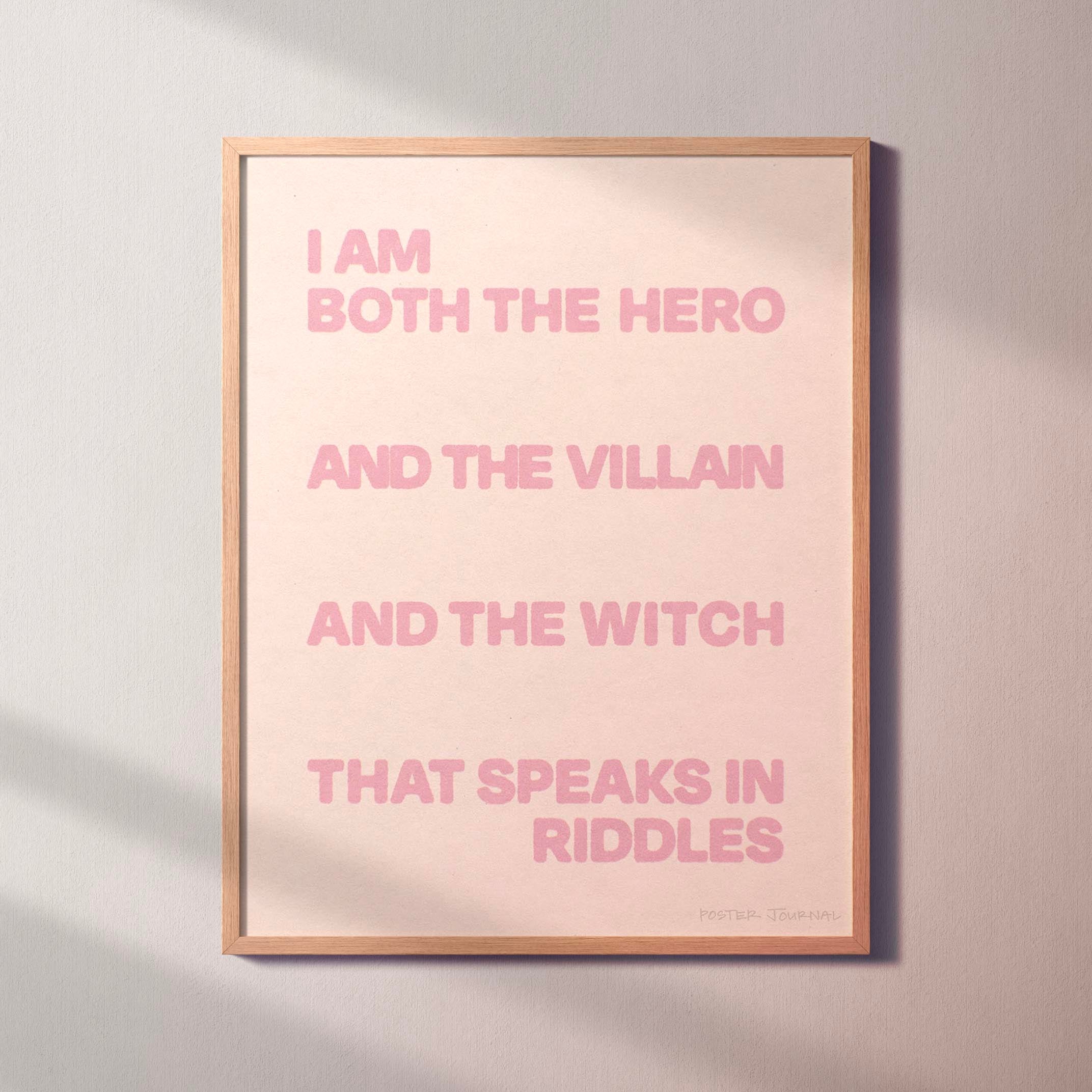VILLAIN PRINT