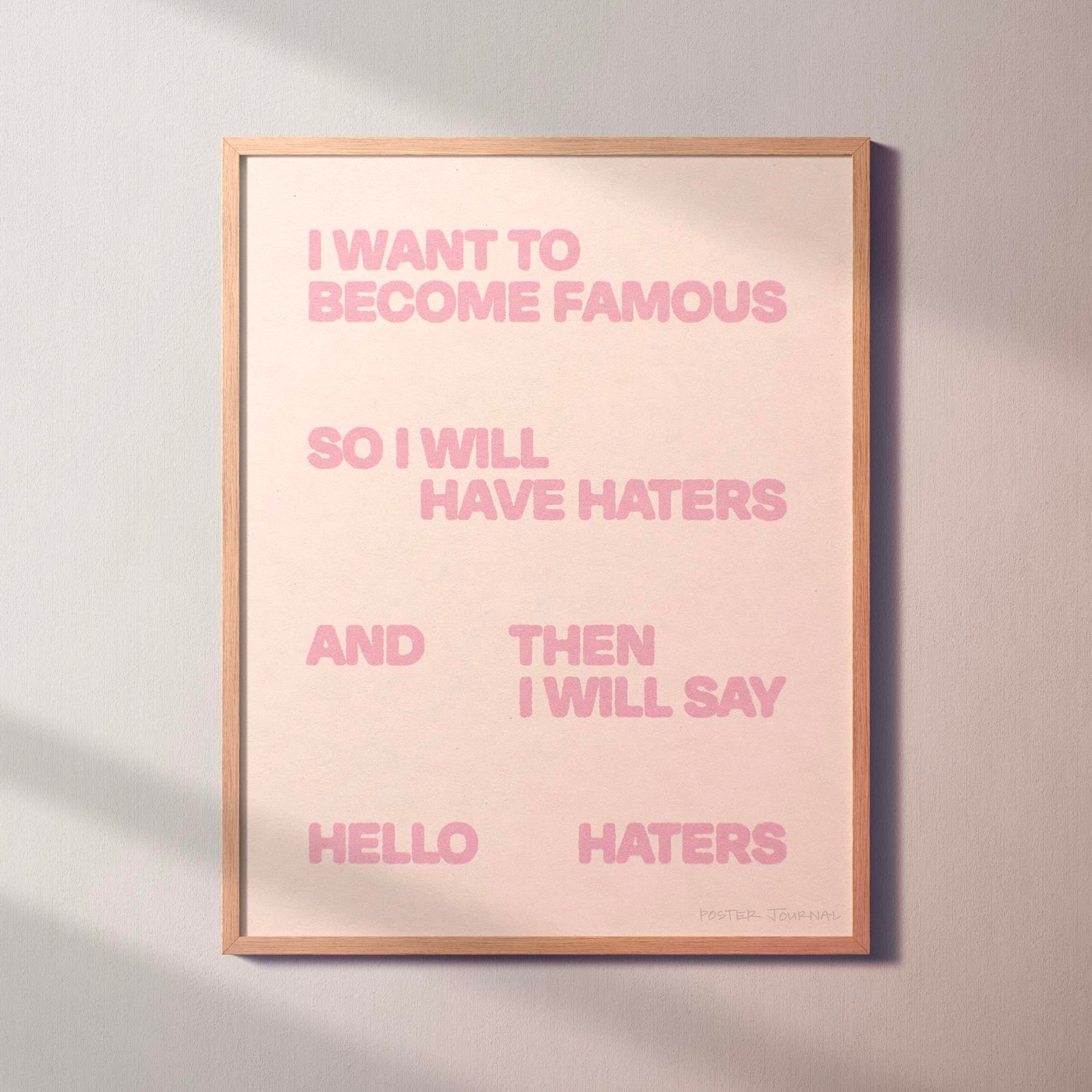 HATERS PRINT