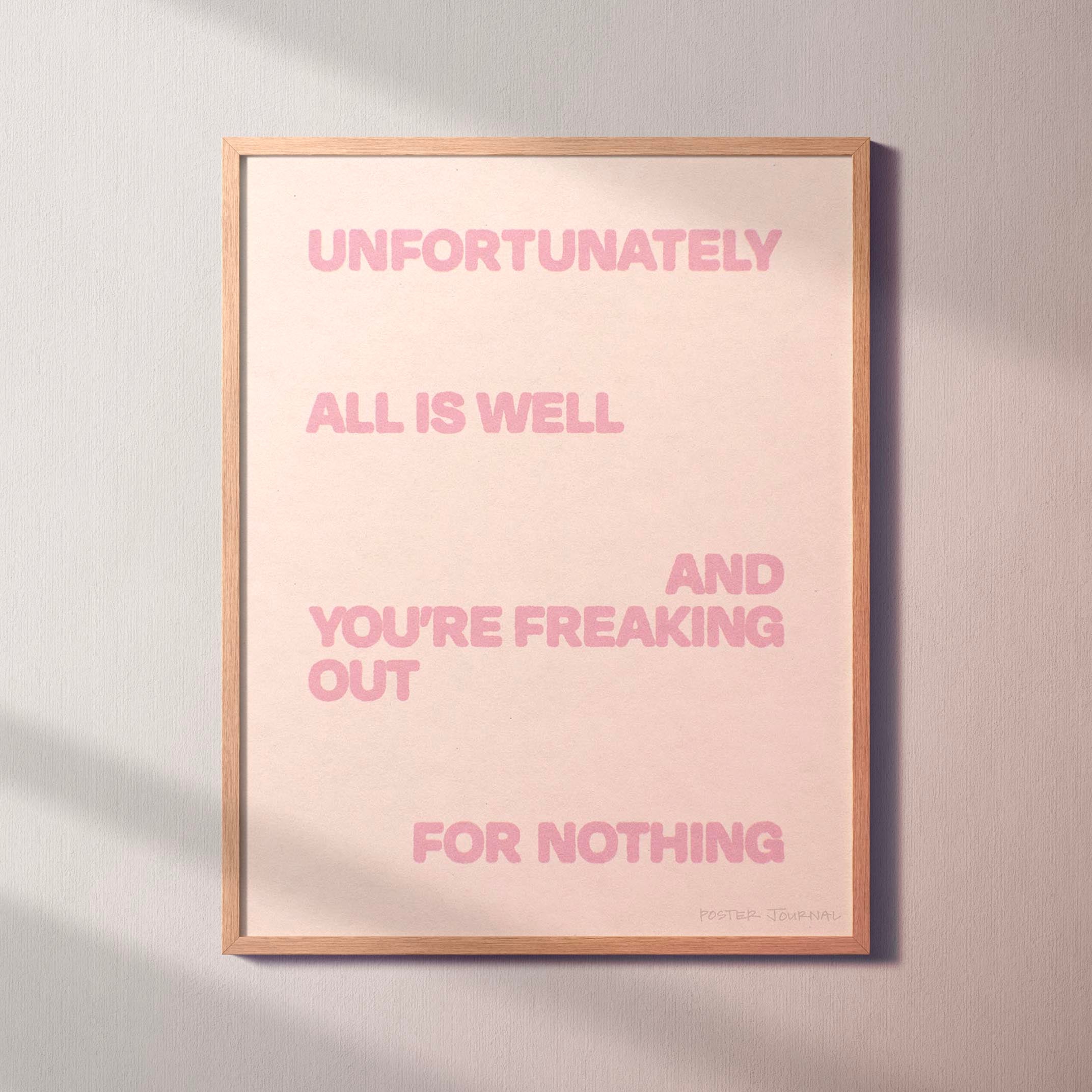 UNFORTUNATELY PRINT