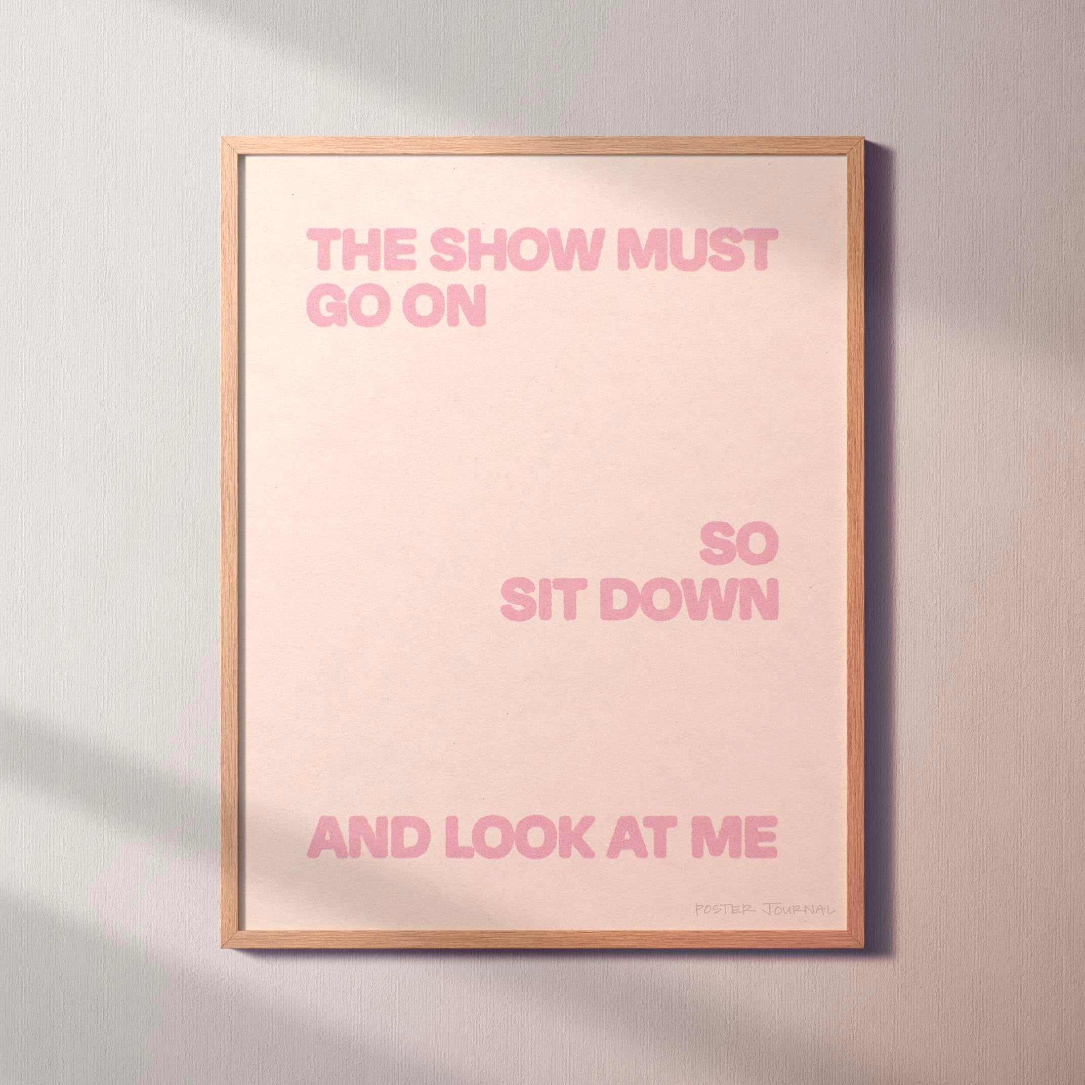 SHOW PRINT