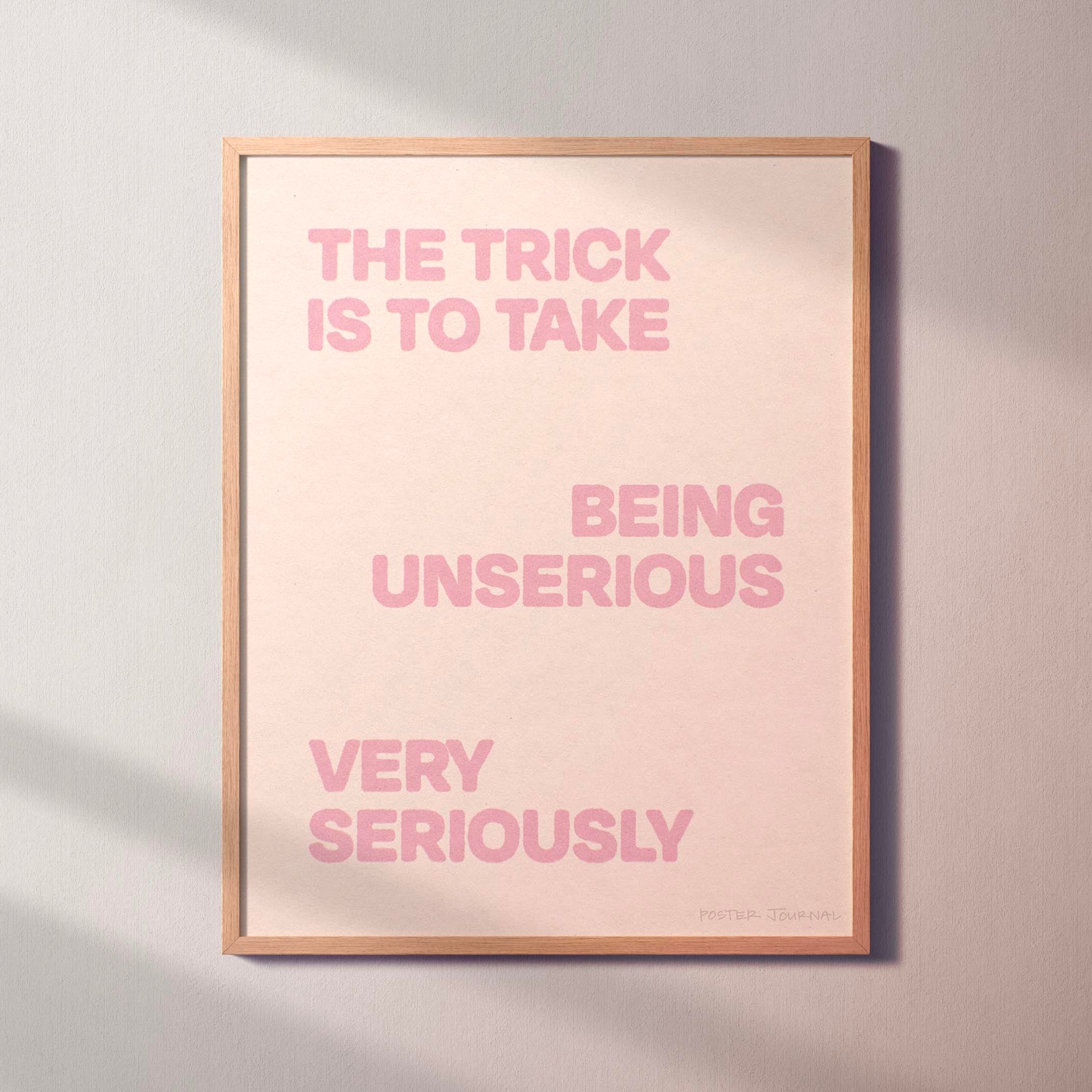 UNSERIOUS PRINT