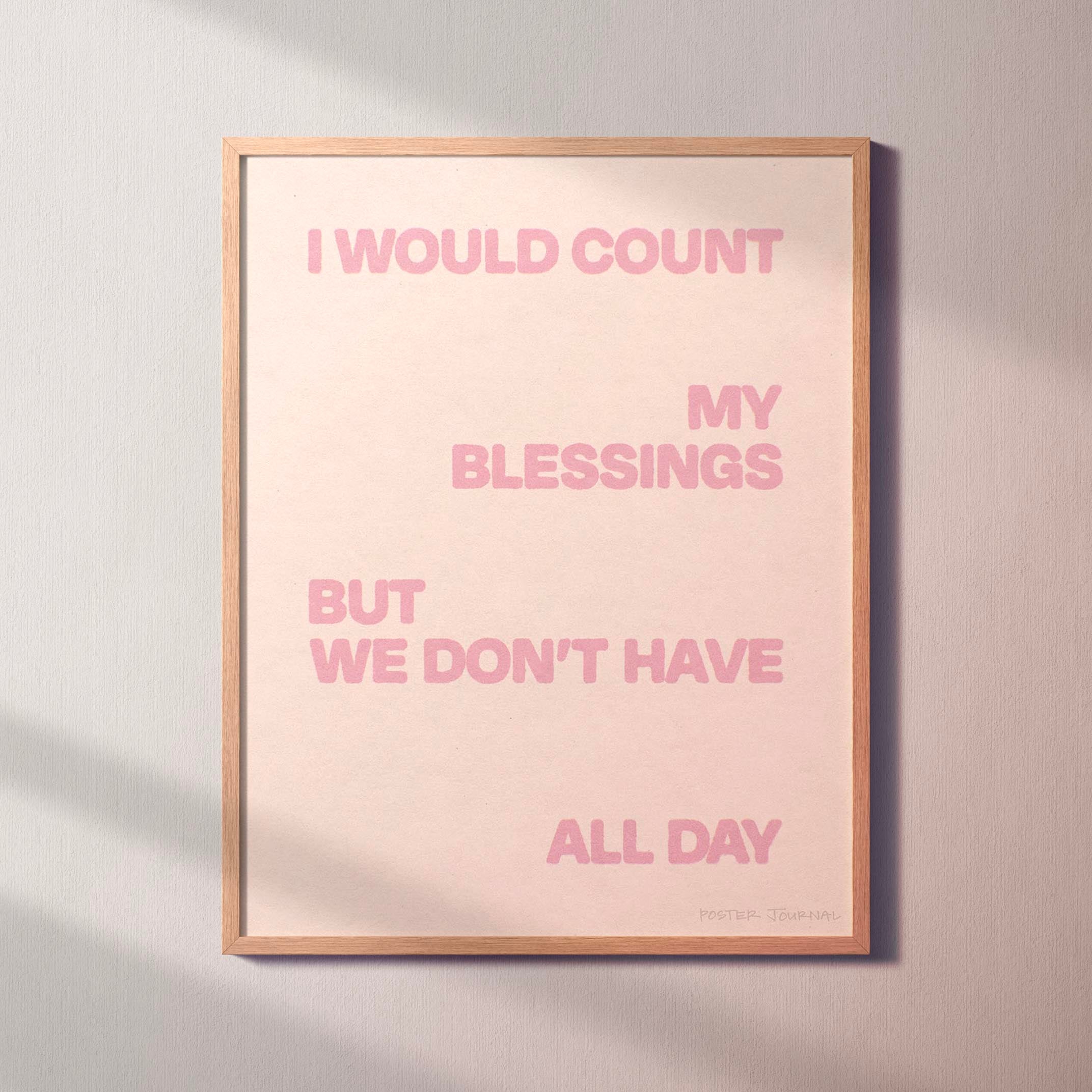 BLESSINGS PRINT