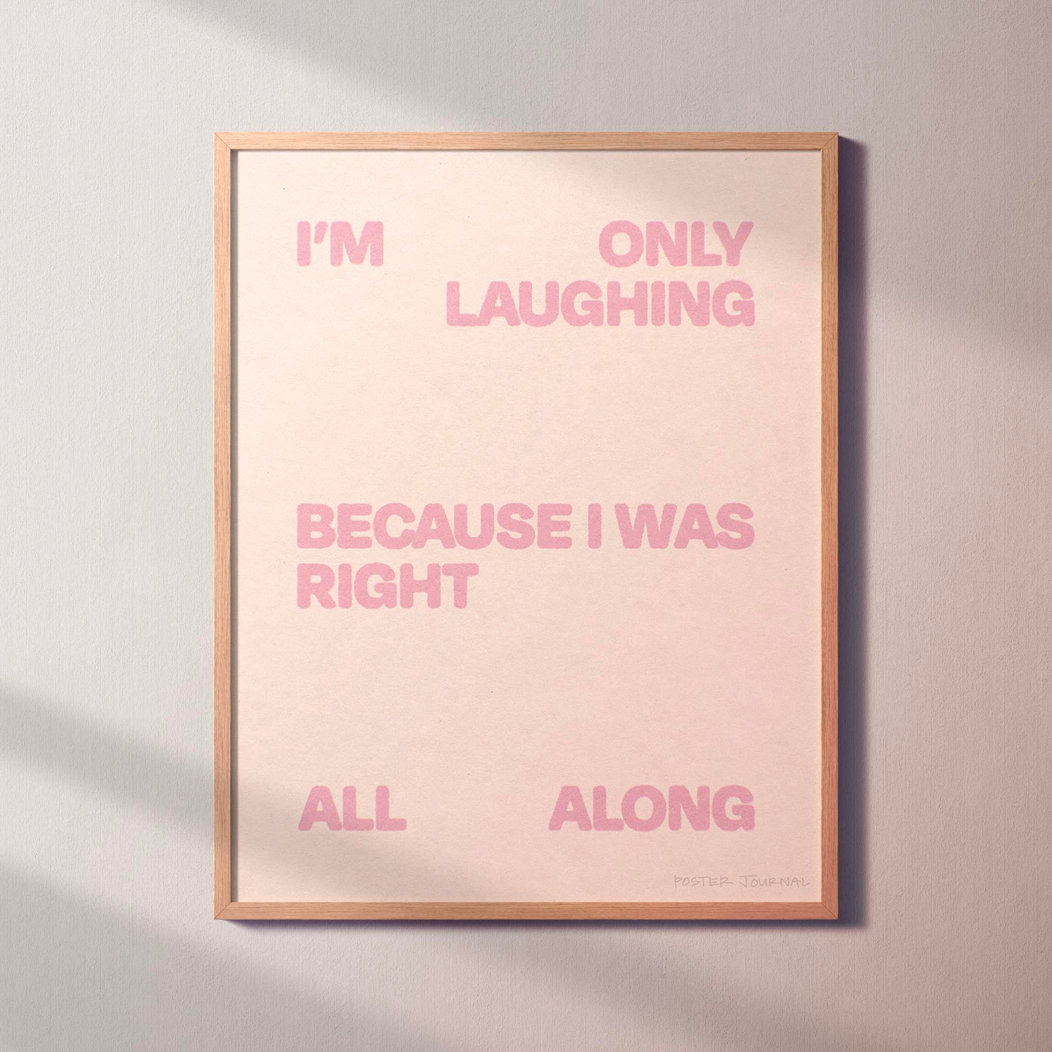 LAUGHING PRINT