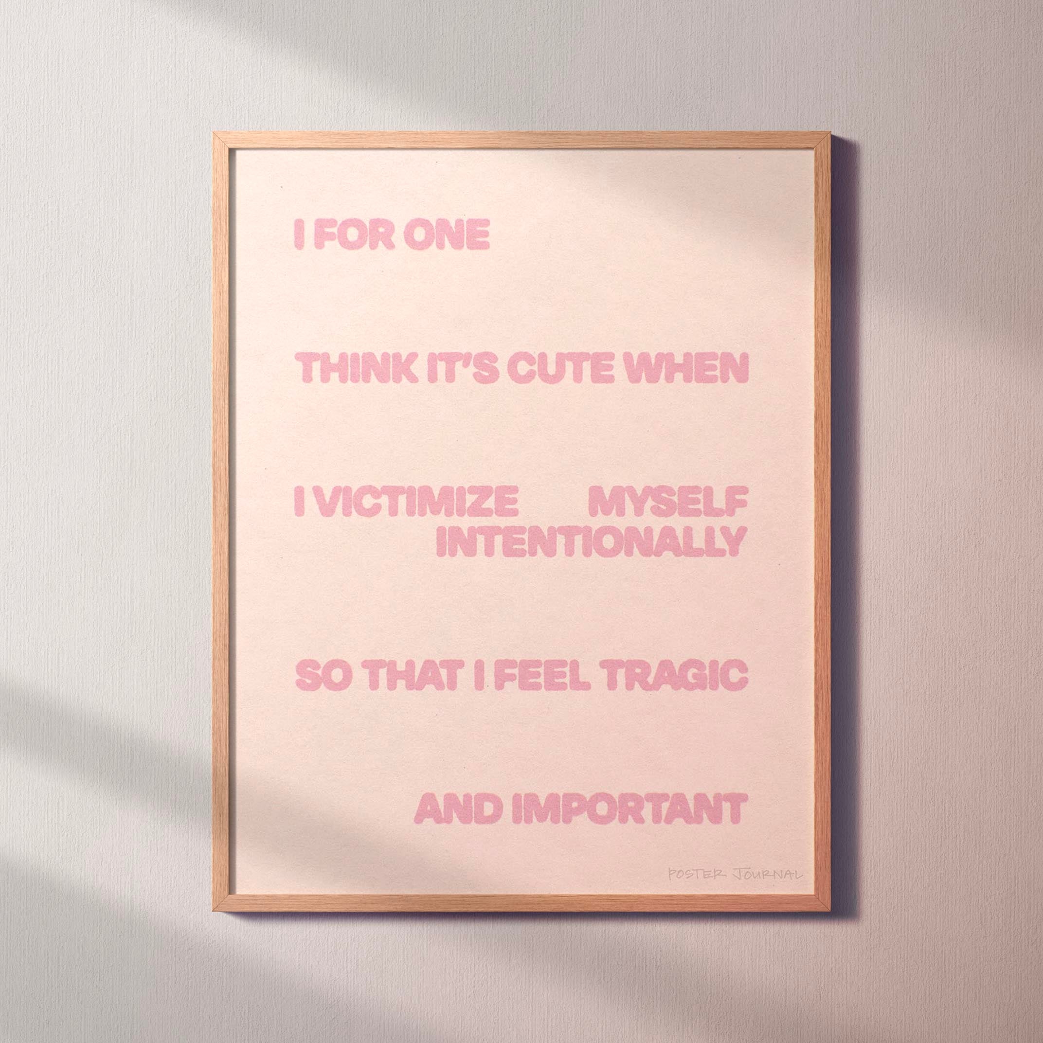 TRAGIC PRINT