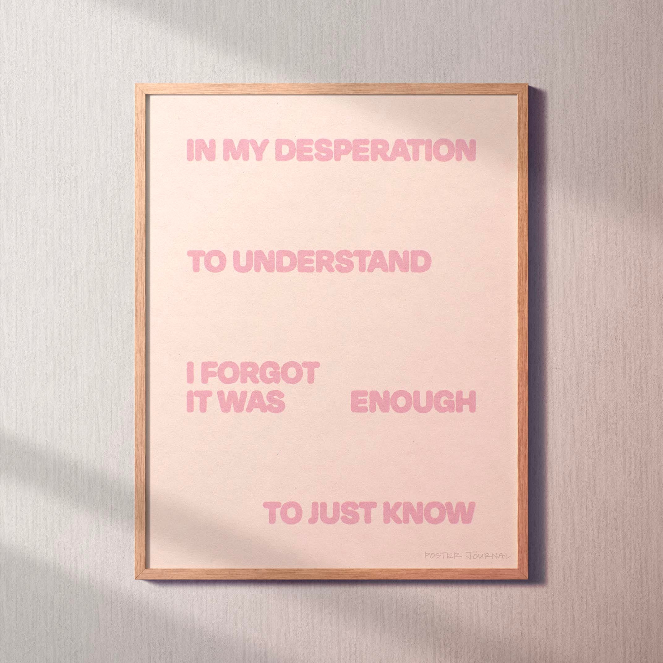 DESPERATION PRINT