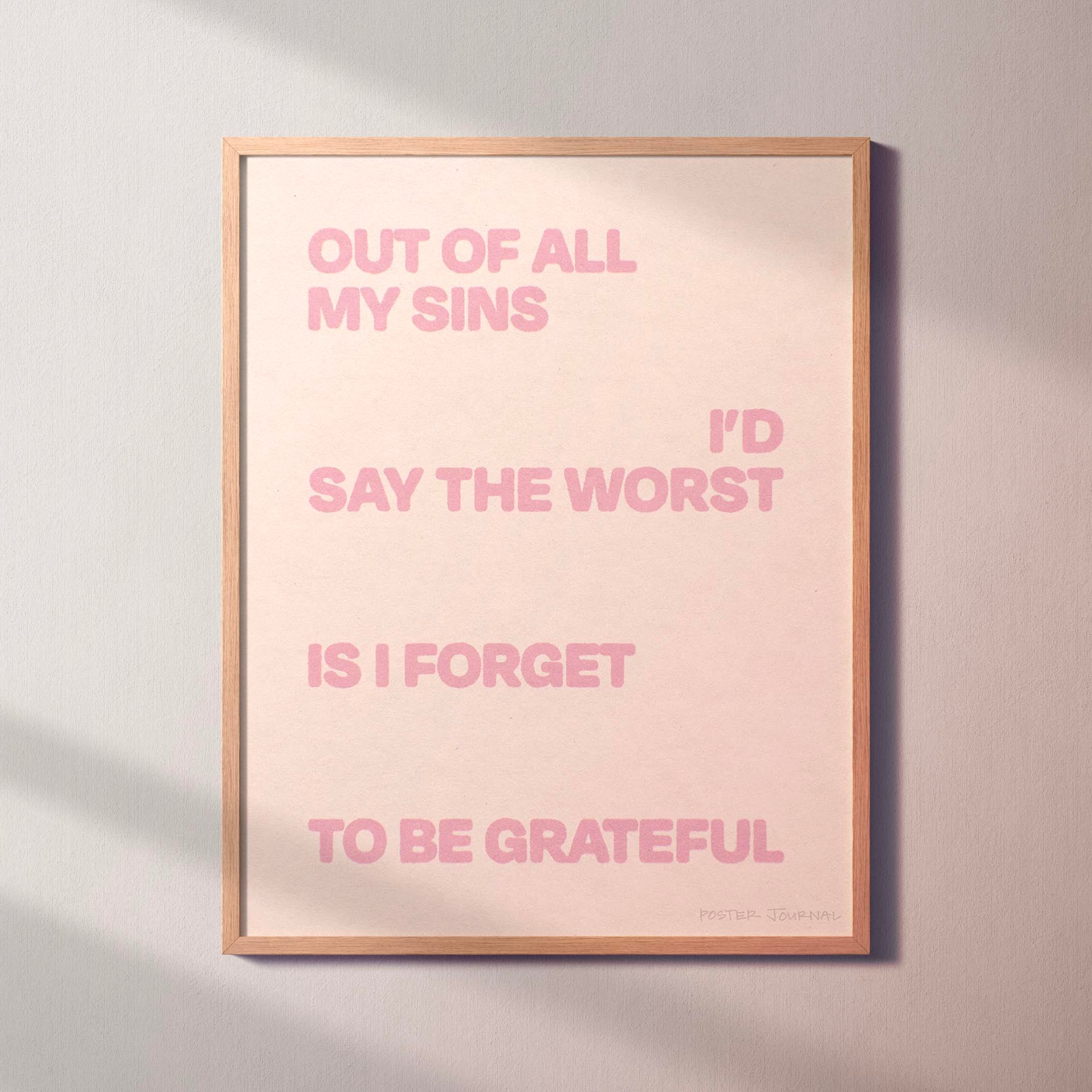 GRATEFUL PRINT