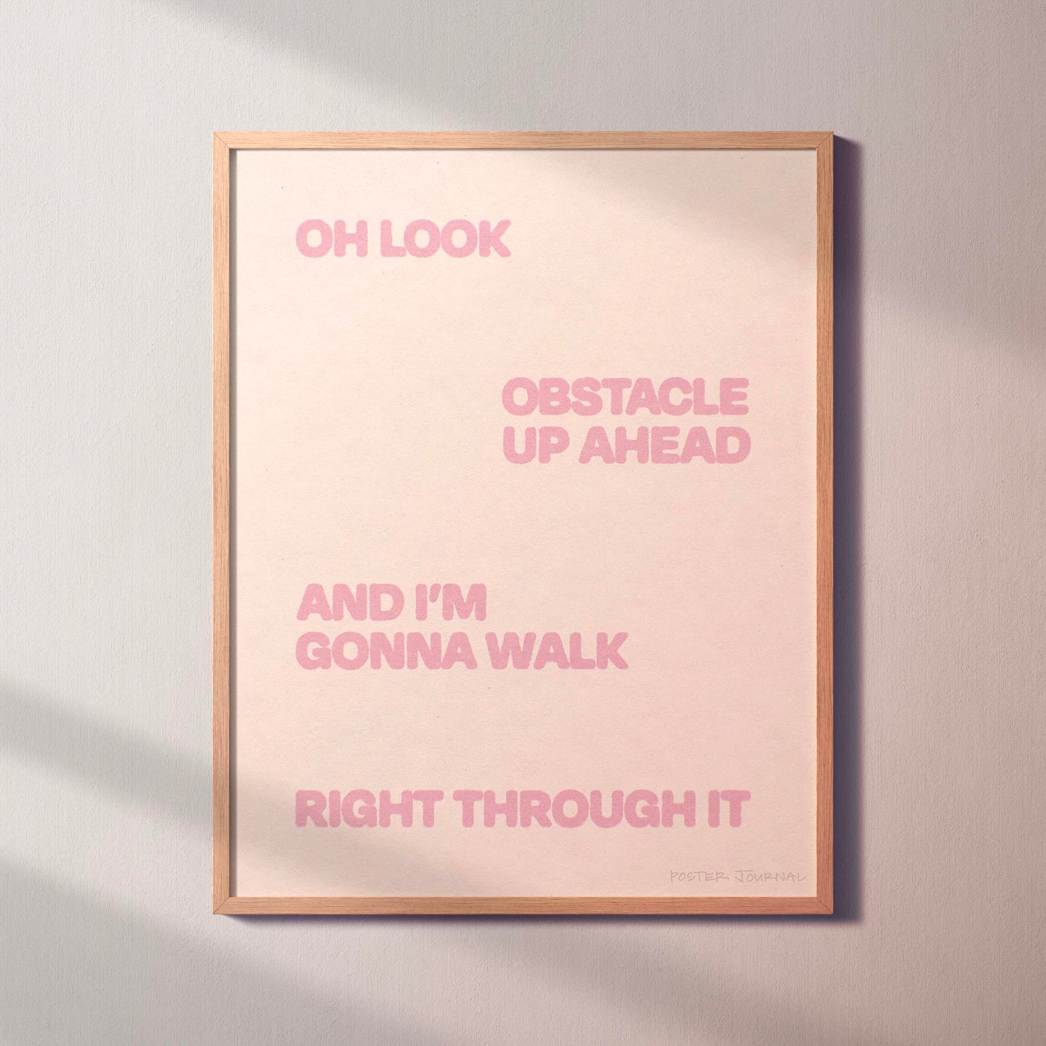 OBSTACLE PRINT