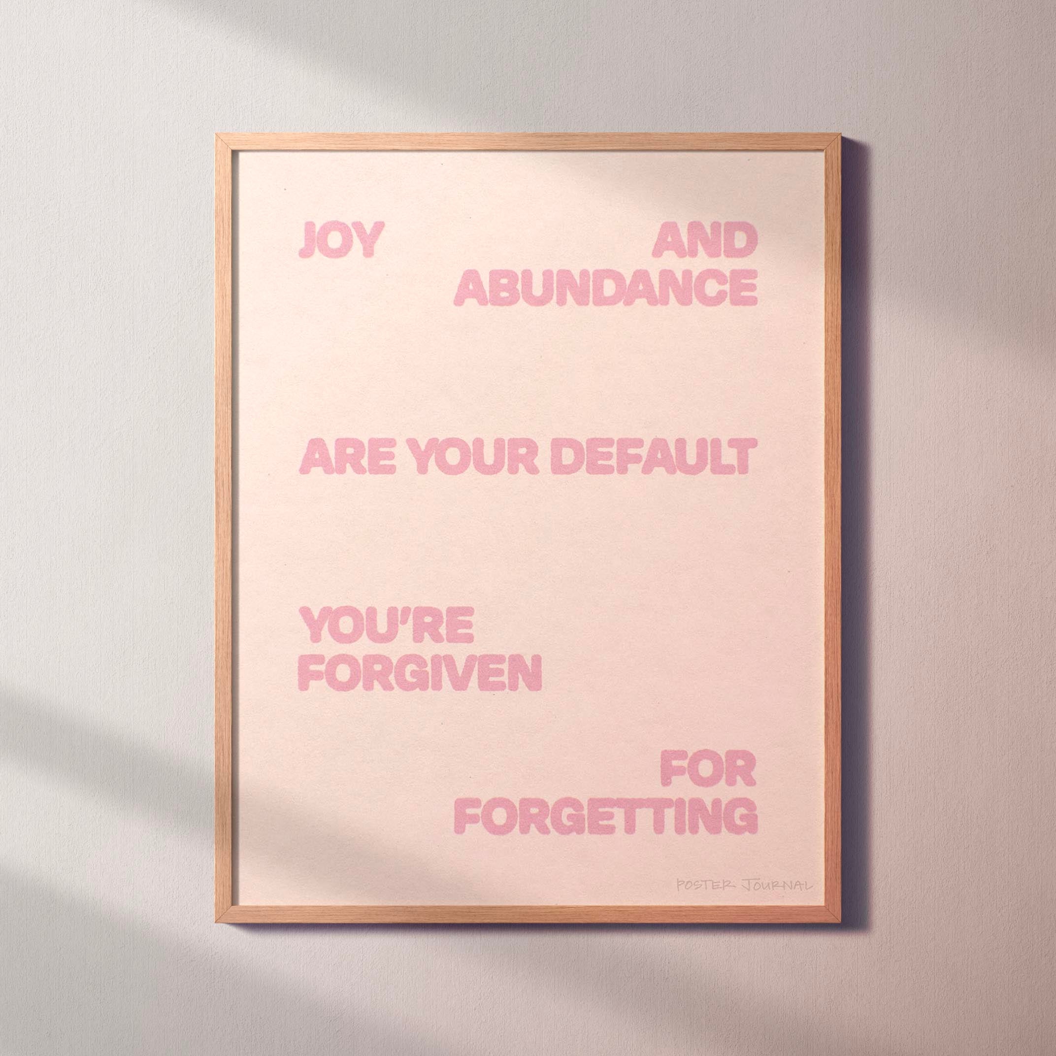 FORGIVEN PRINT
