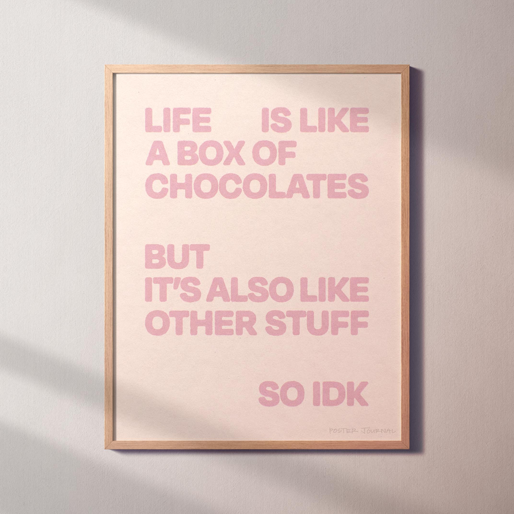 CHOCOLATES PRINT
