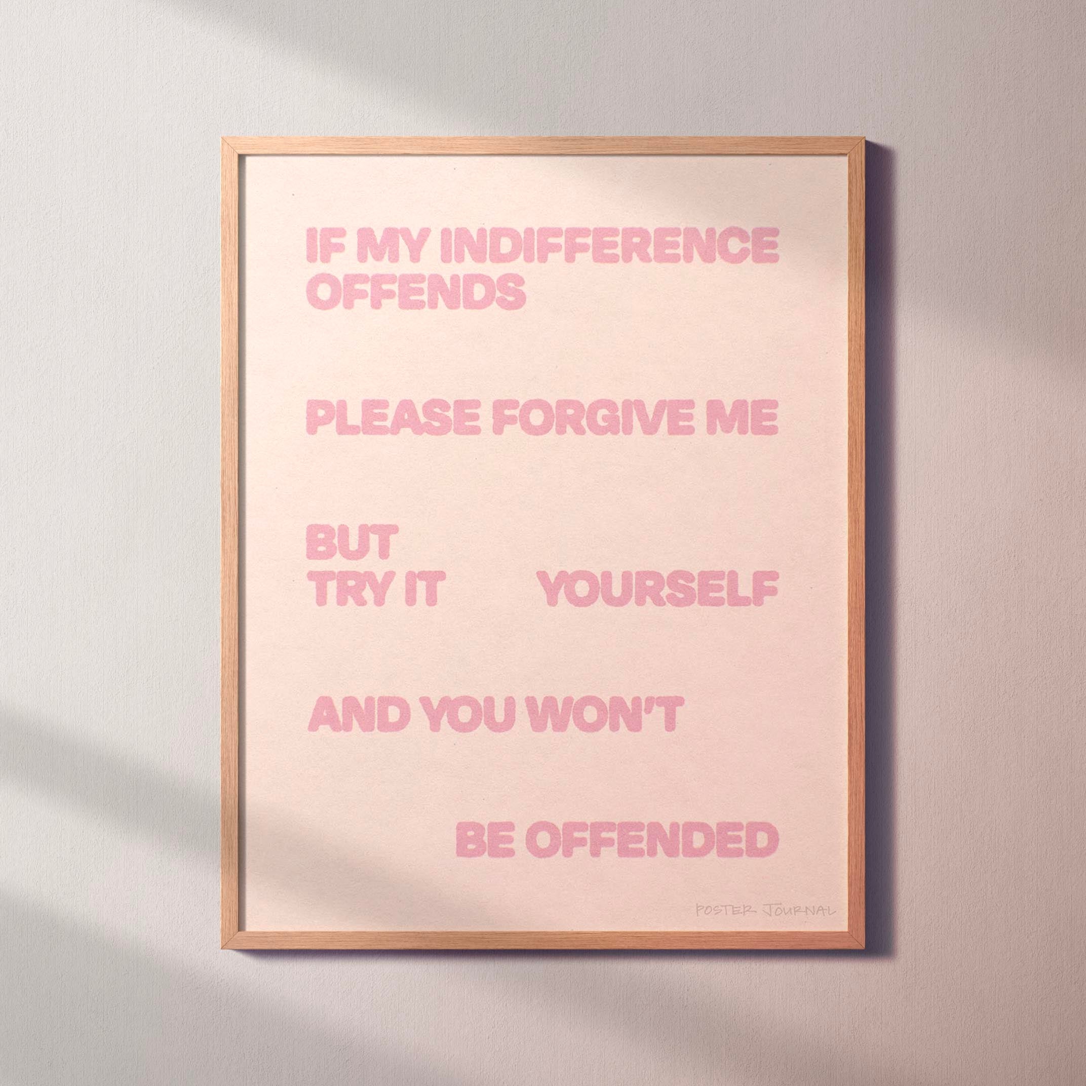 INDIFFERENCE PRINT