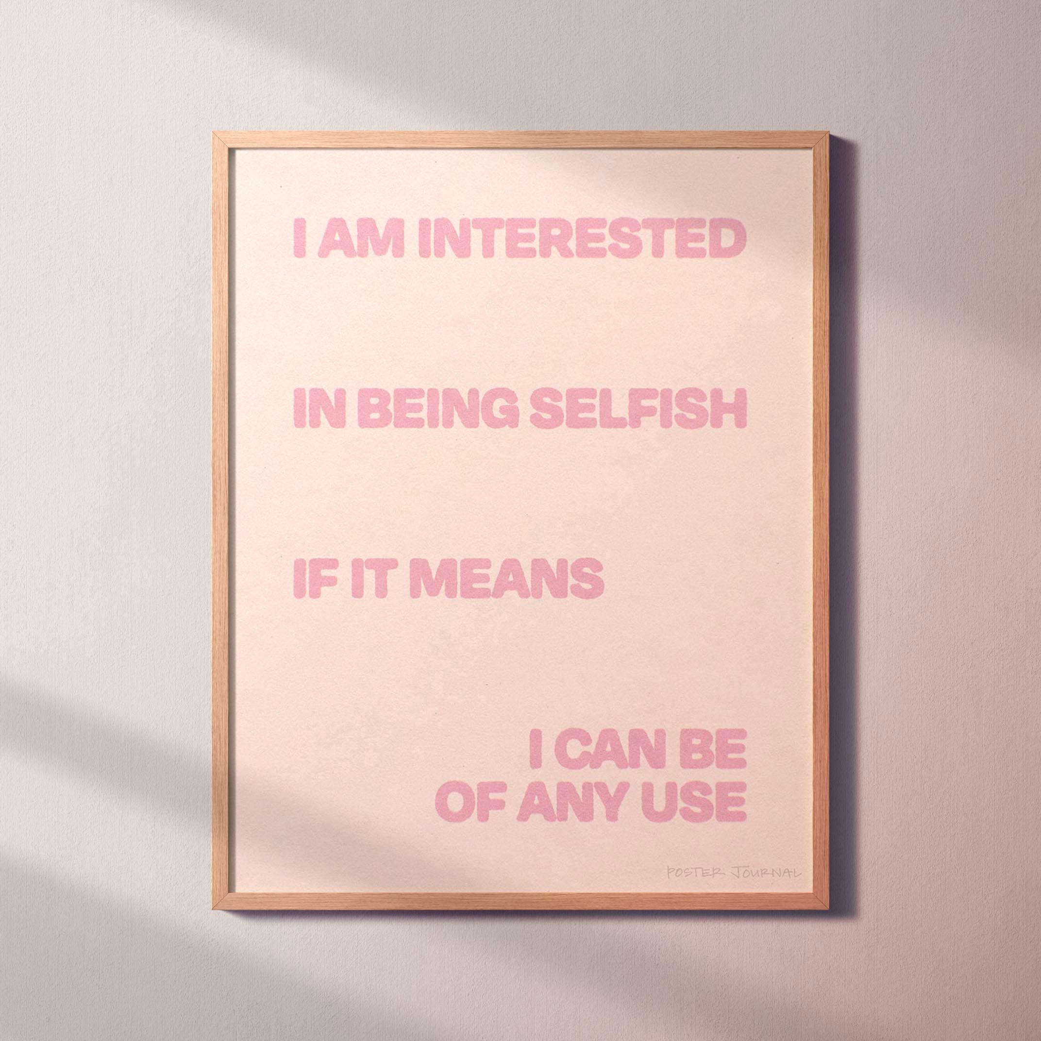 SELFISH PRINT