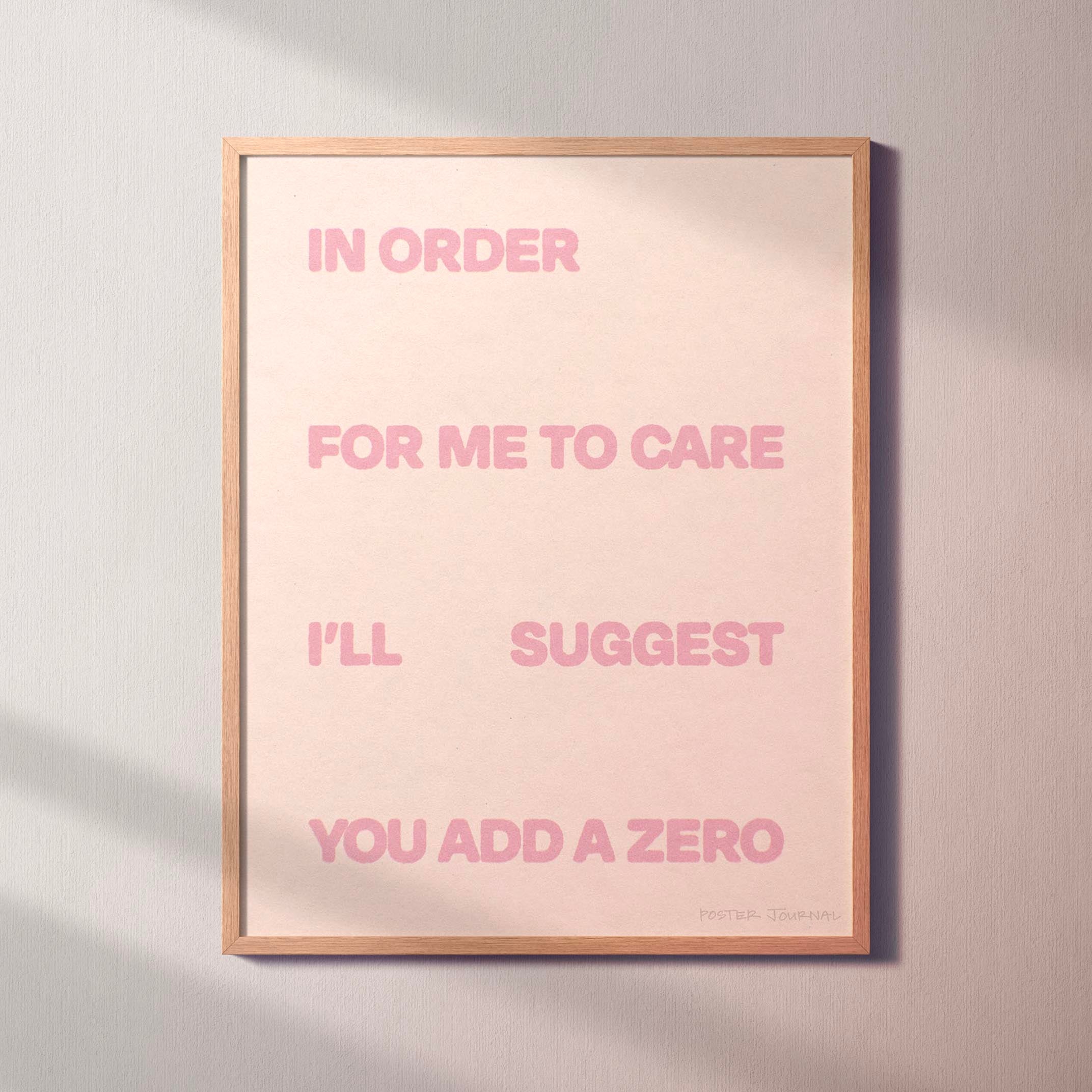 ZERO PRINT