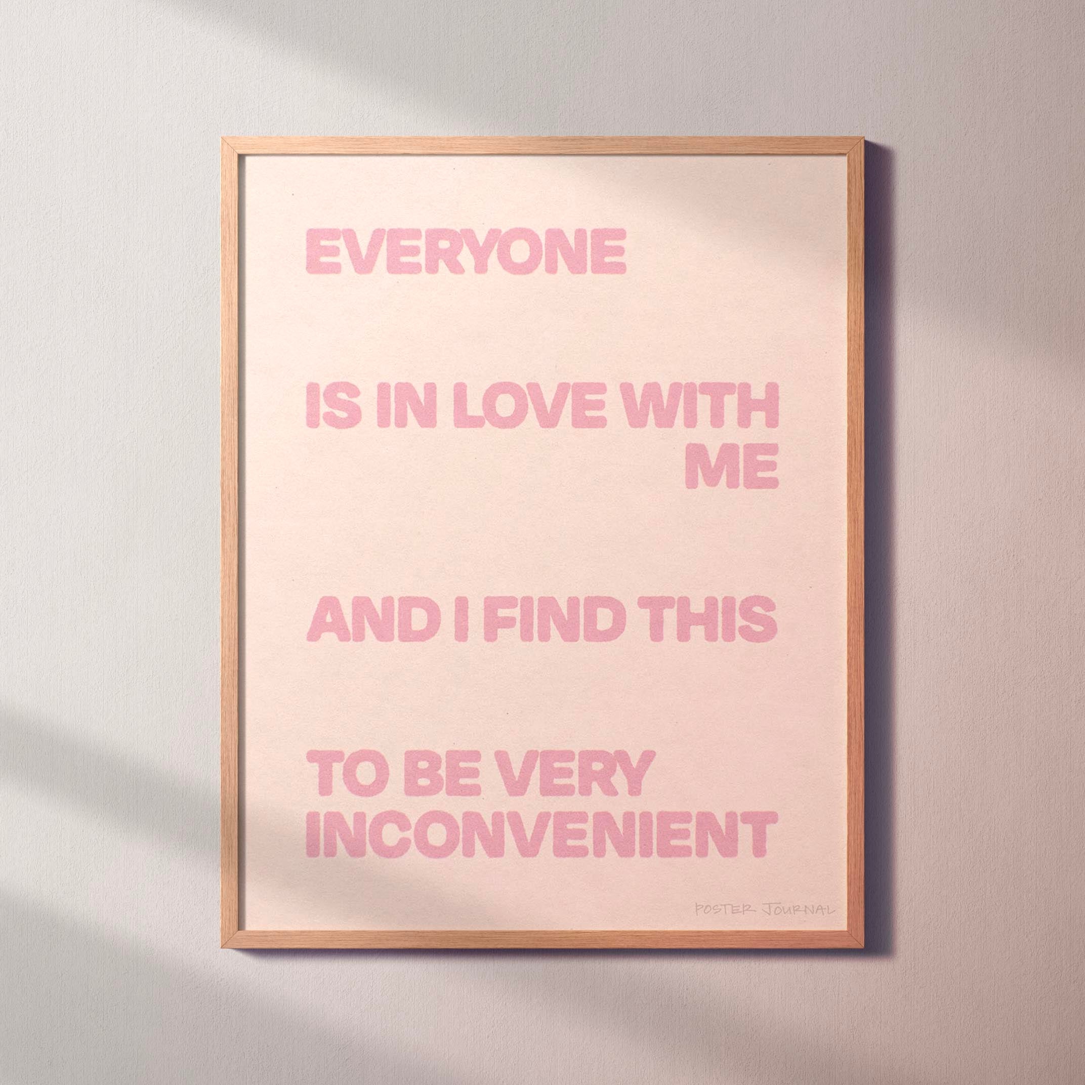 INCONVENIENT PRINT