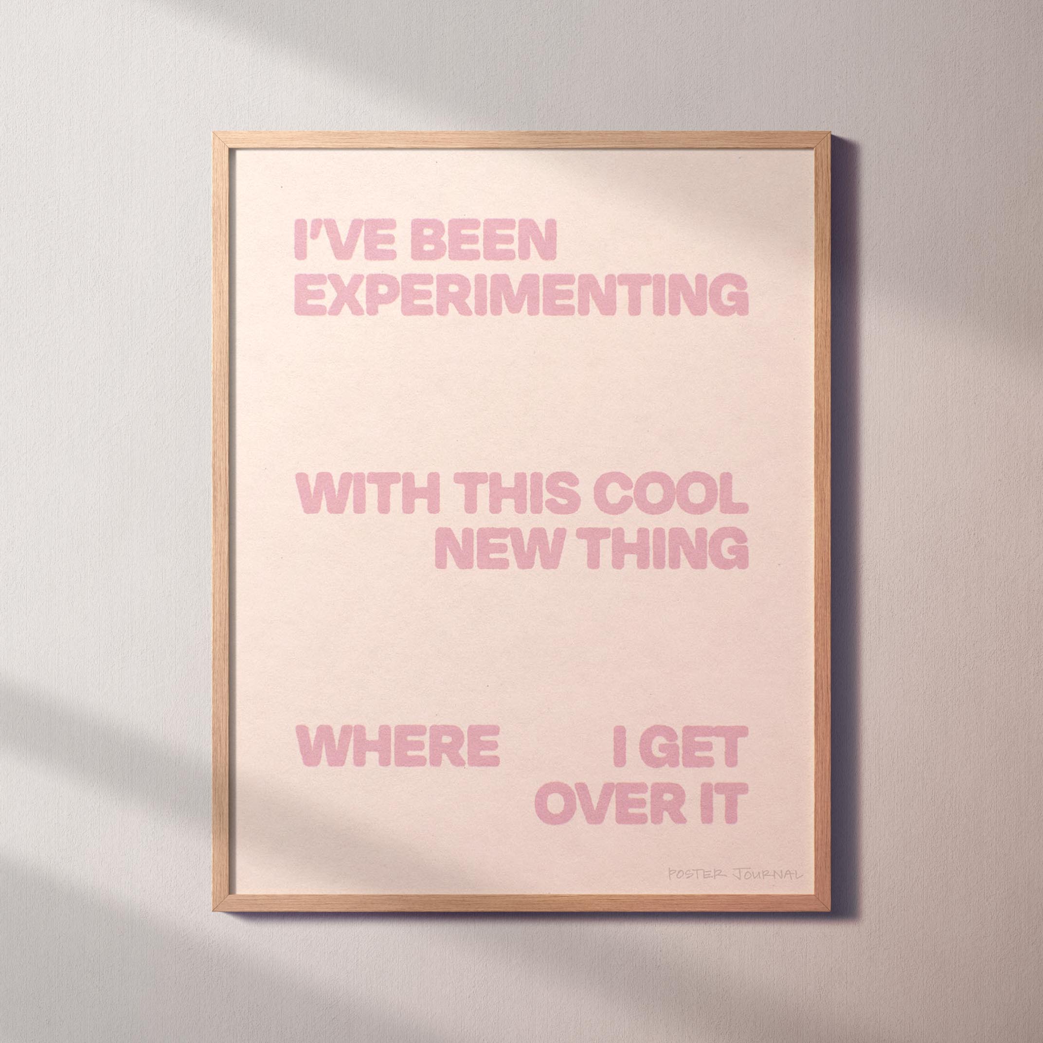 EXPERIMENTING PRINT