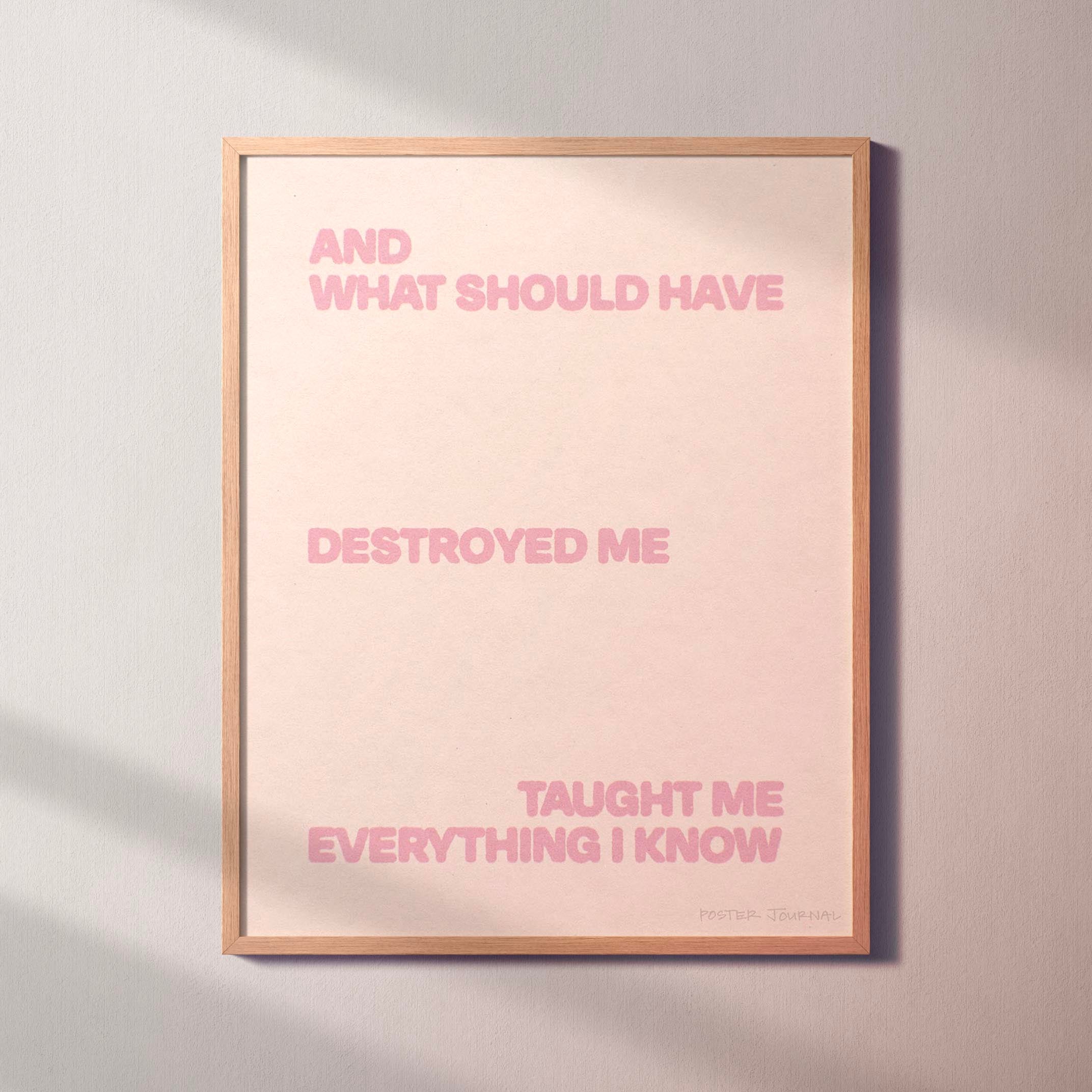 DESTROYED PRINT