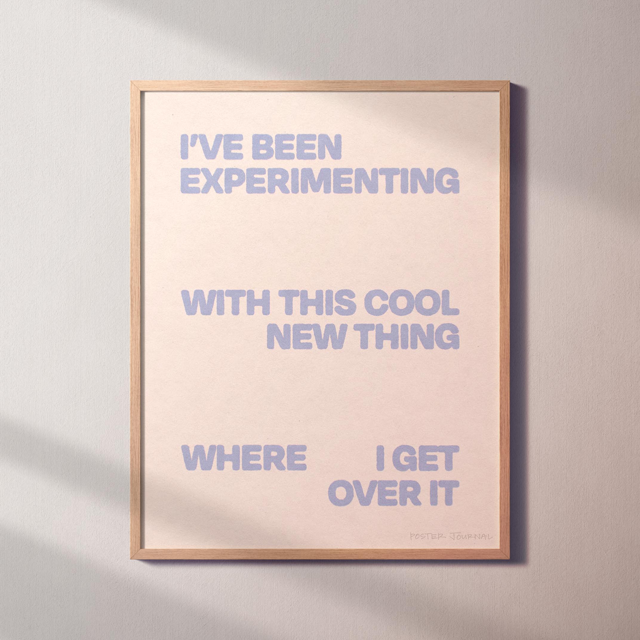 EXPERIMENTING PRINT