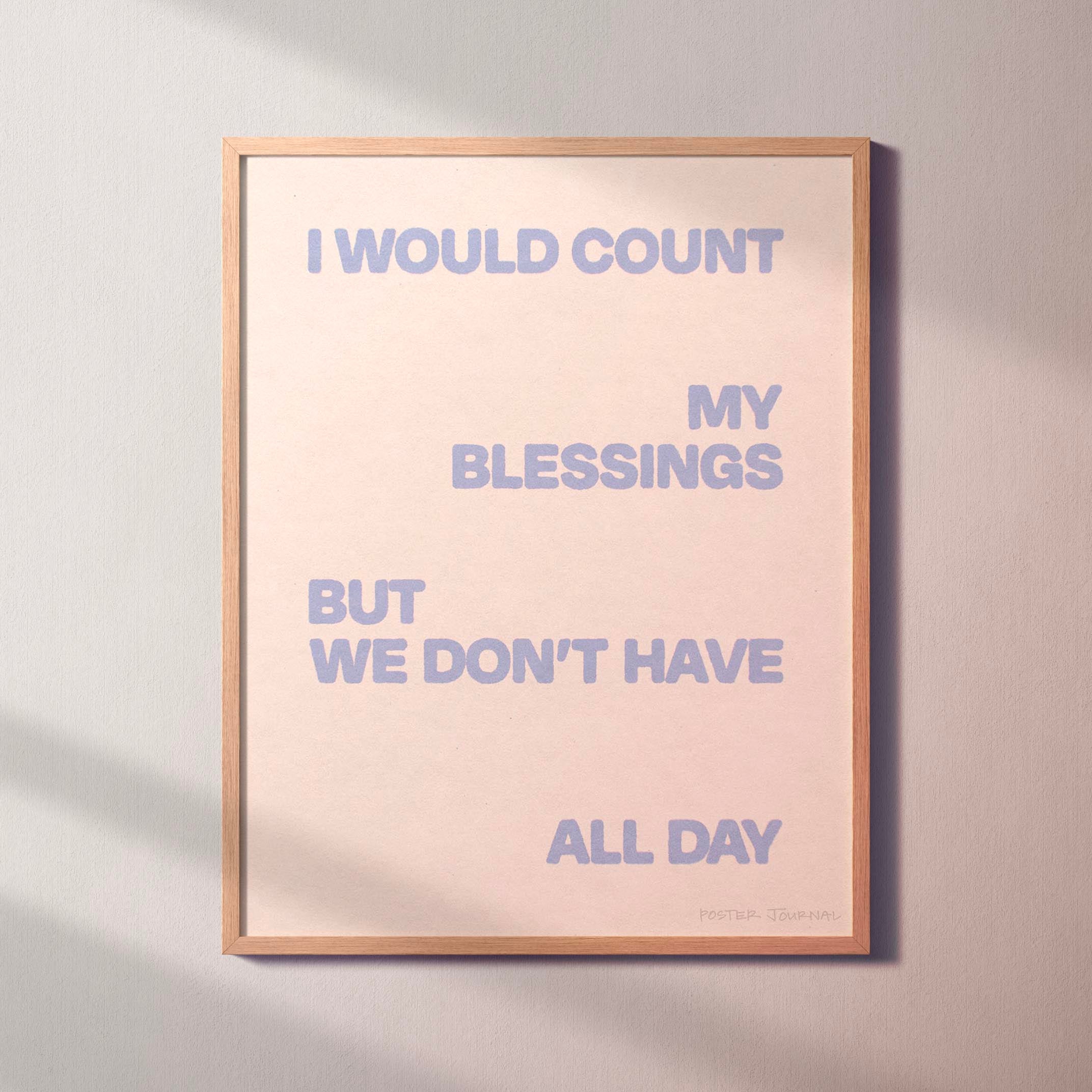 BLESSINGS PRINT