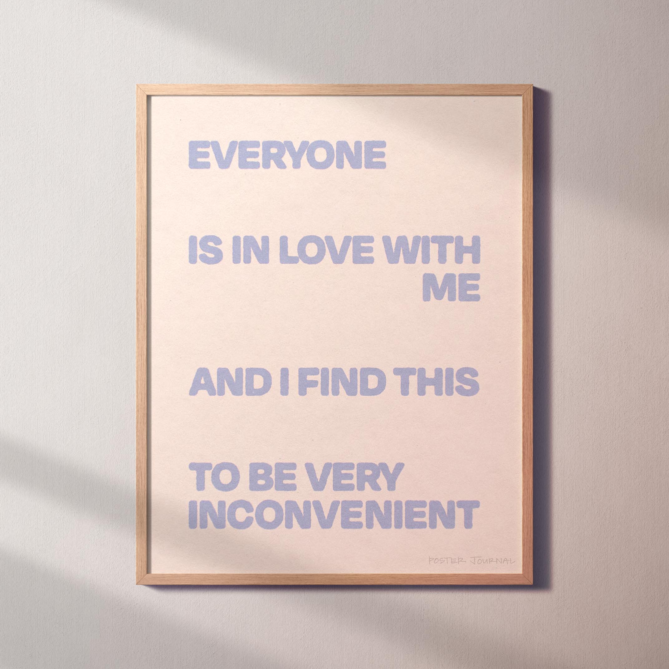 INCONVENIENT PRINT