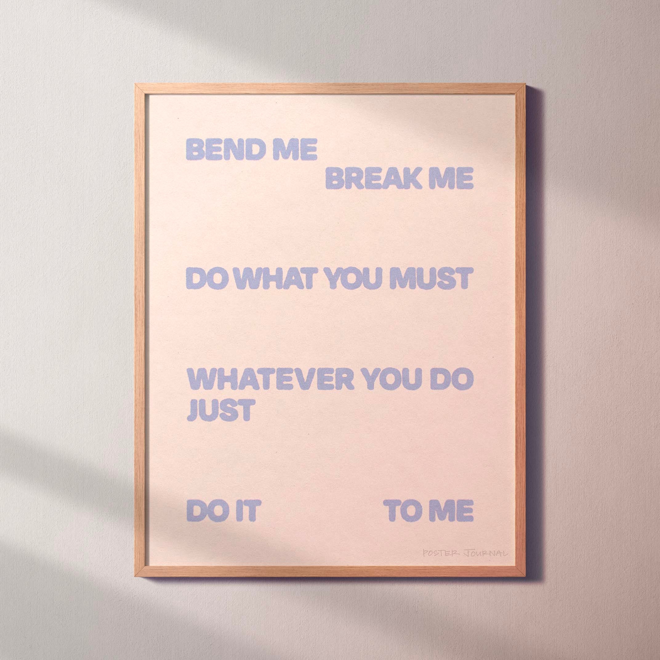 BEND PRINT