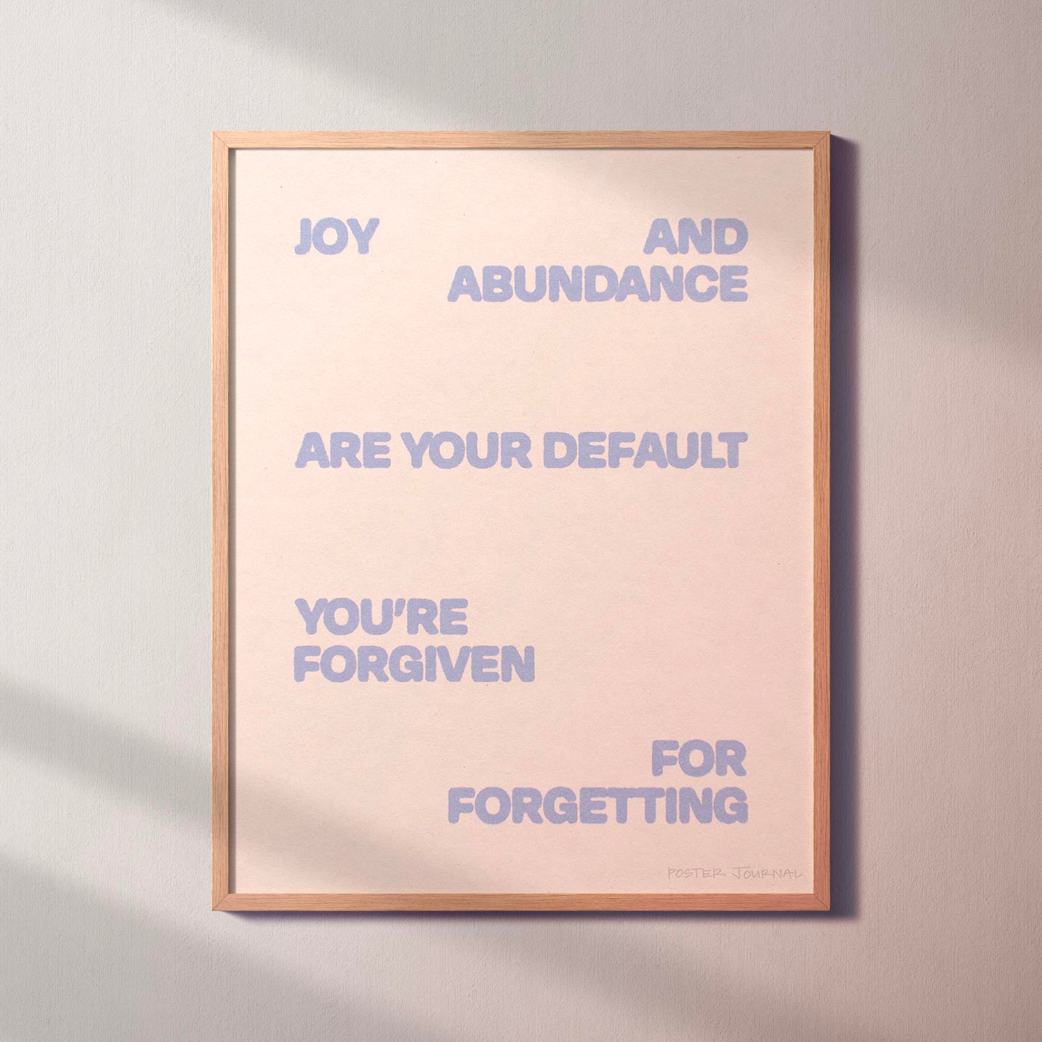 FORGIVEN PRINT