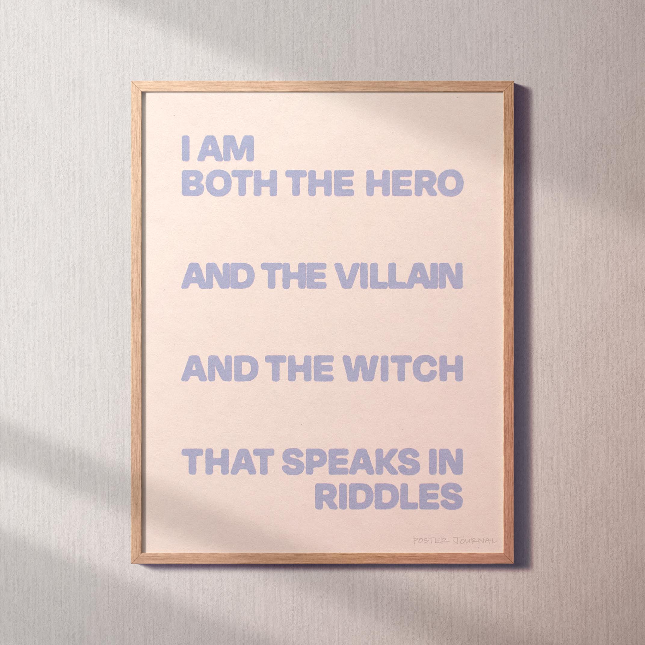 VILLAIN PRINT