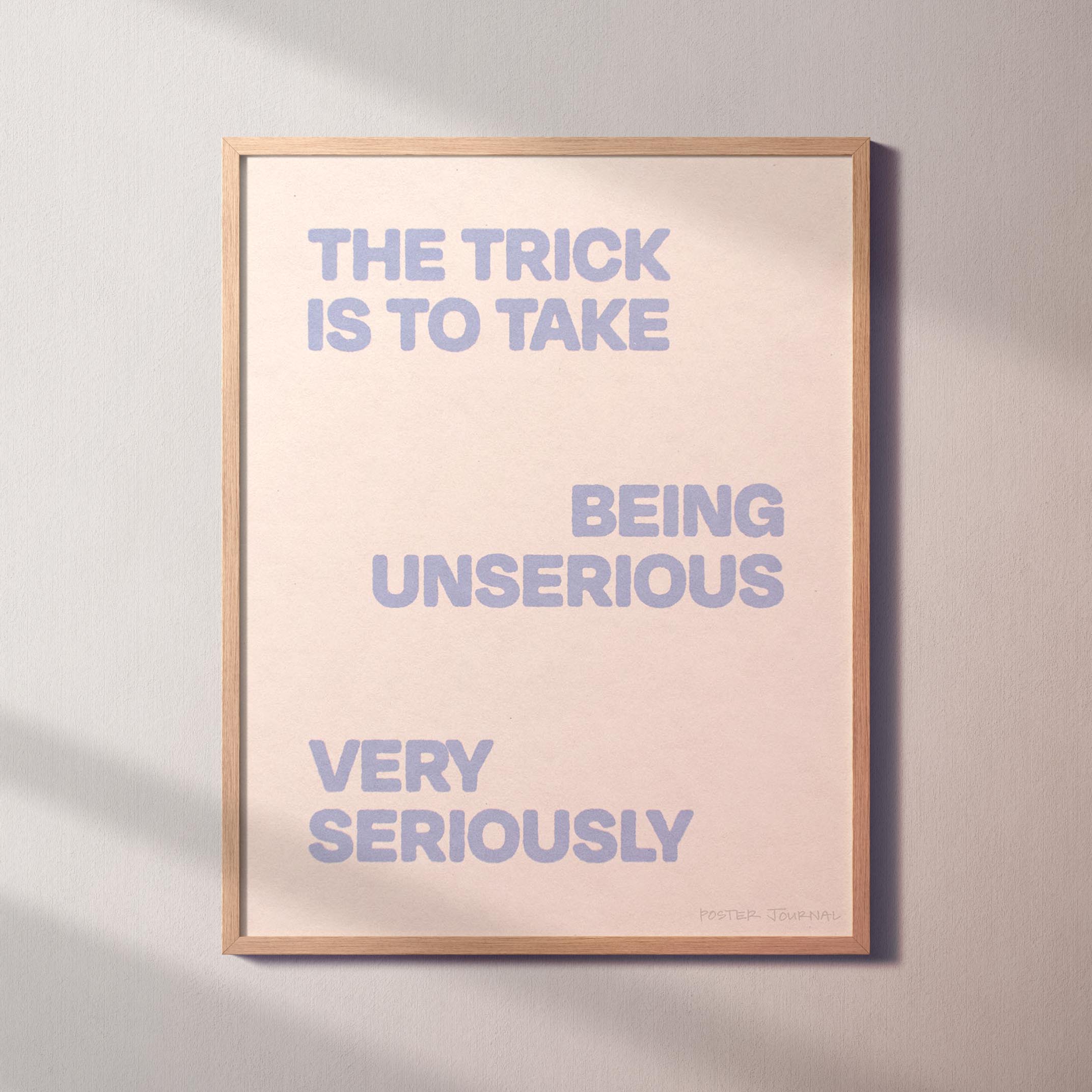 UNSERIOUS PRINT