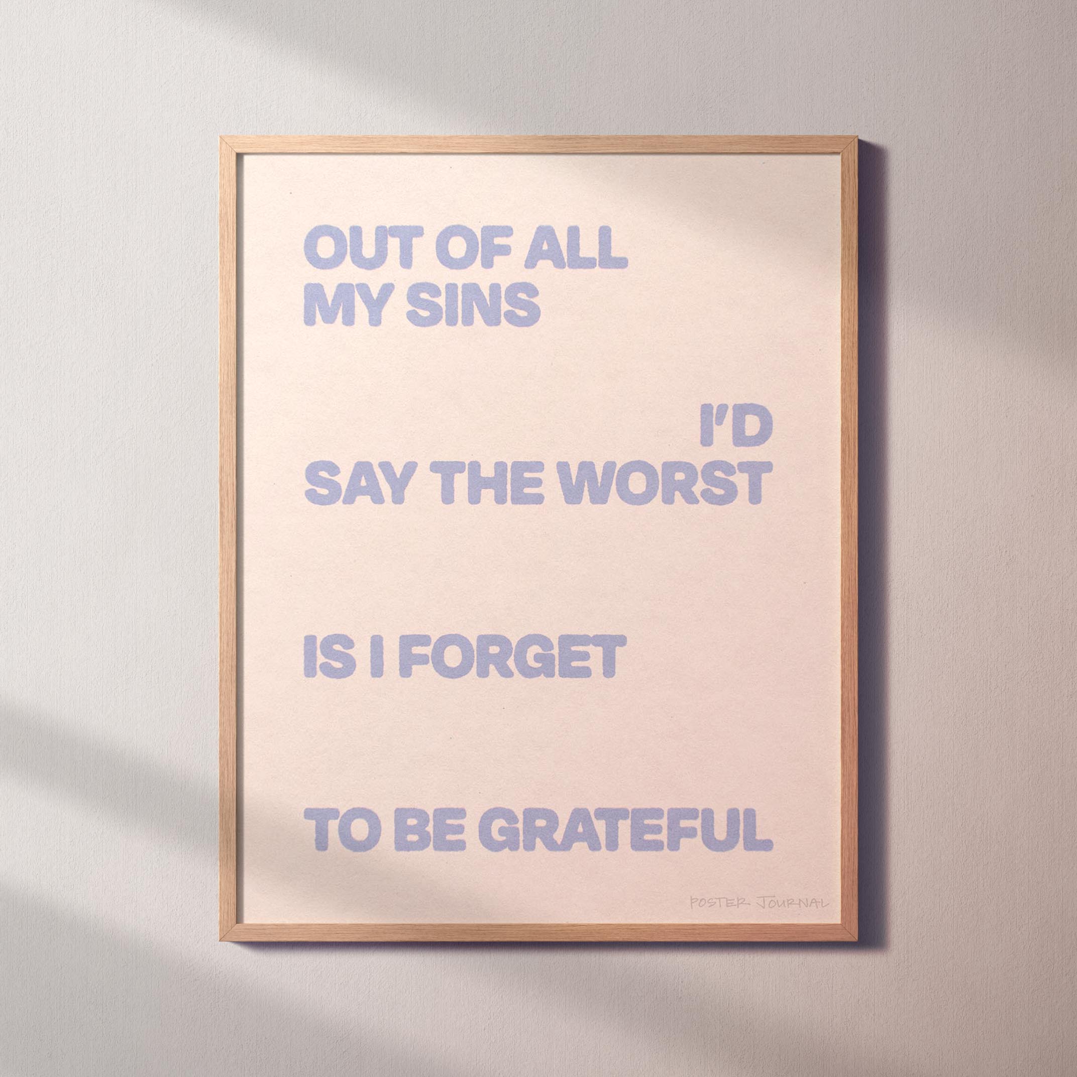 GRATEFUL PRINT
