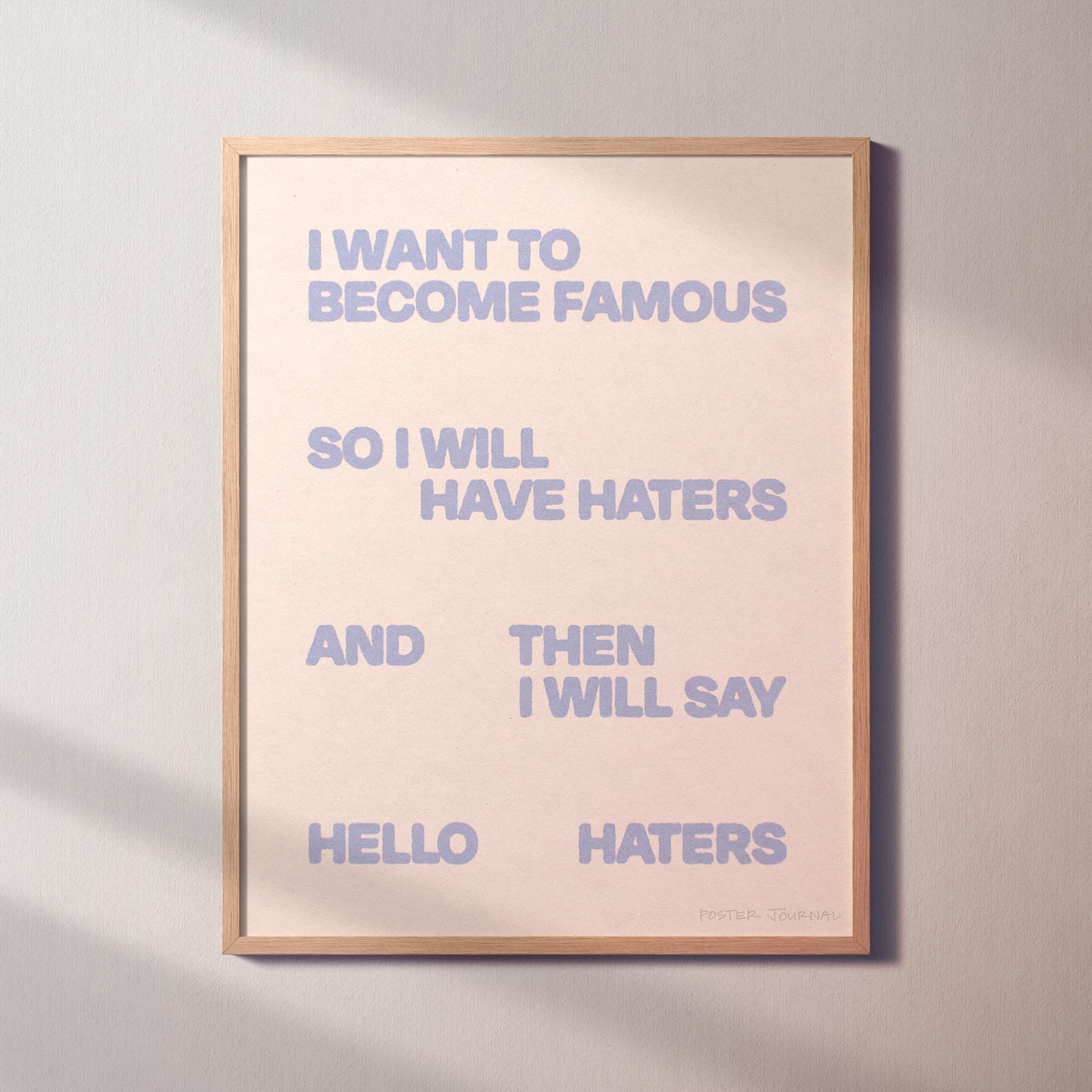 HATERS PRINT