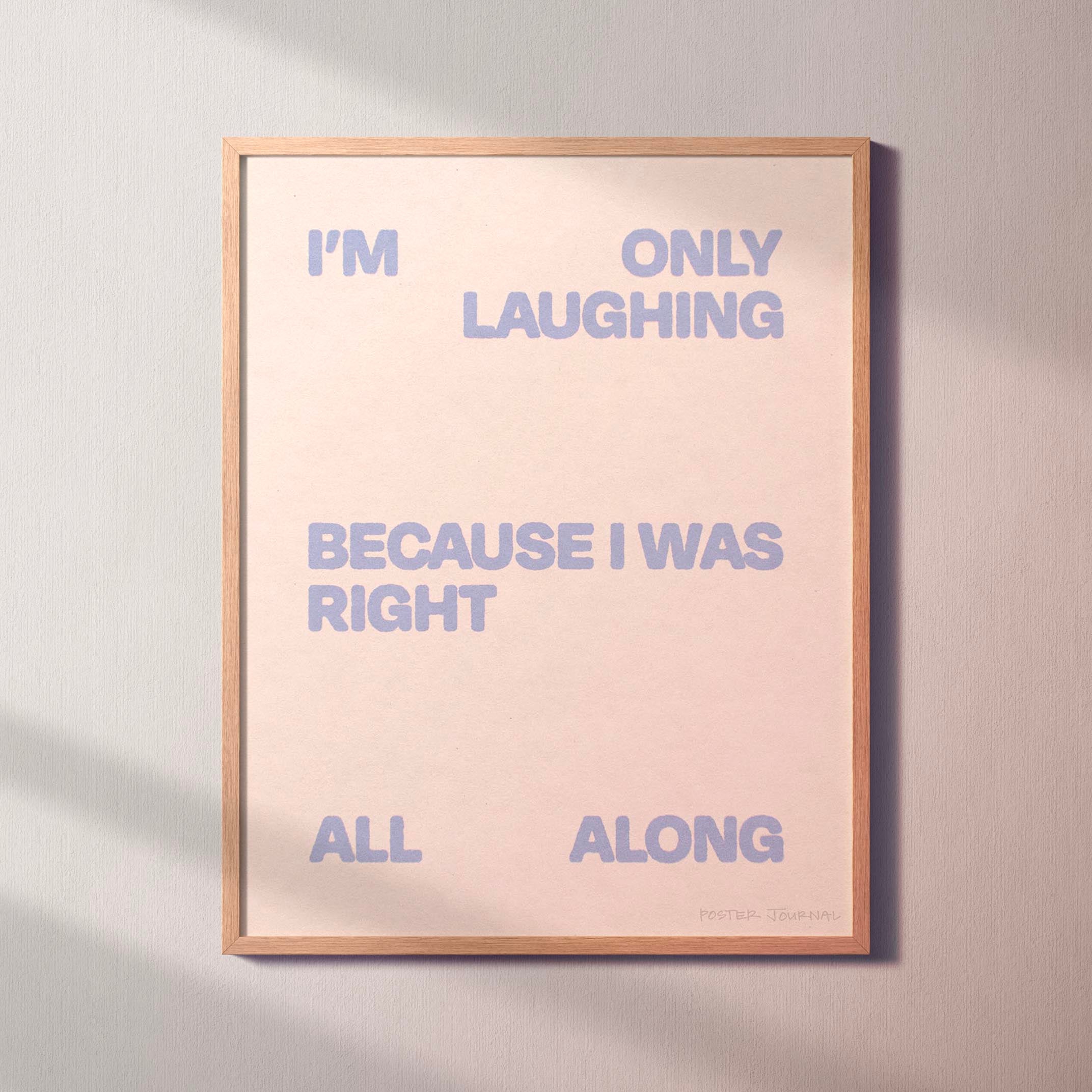 LAUGHING PRINT