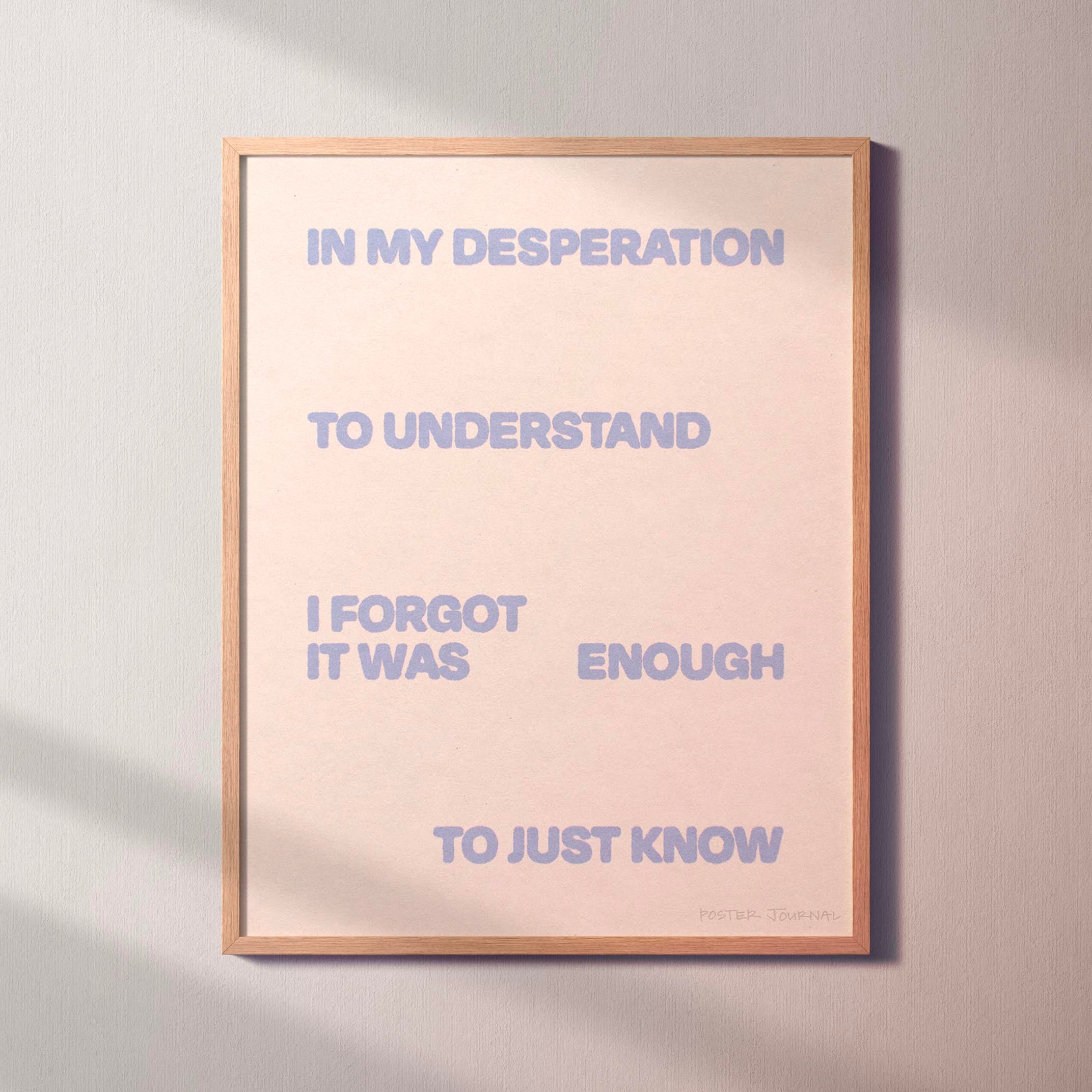 DESPERATION PRINT