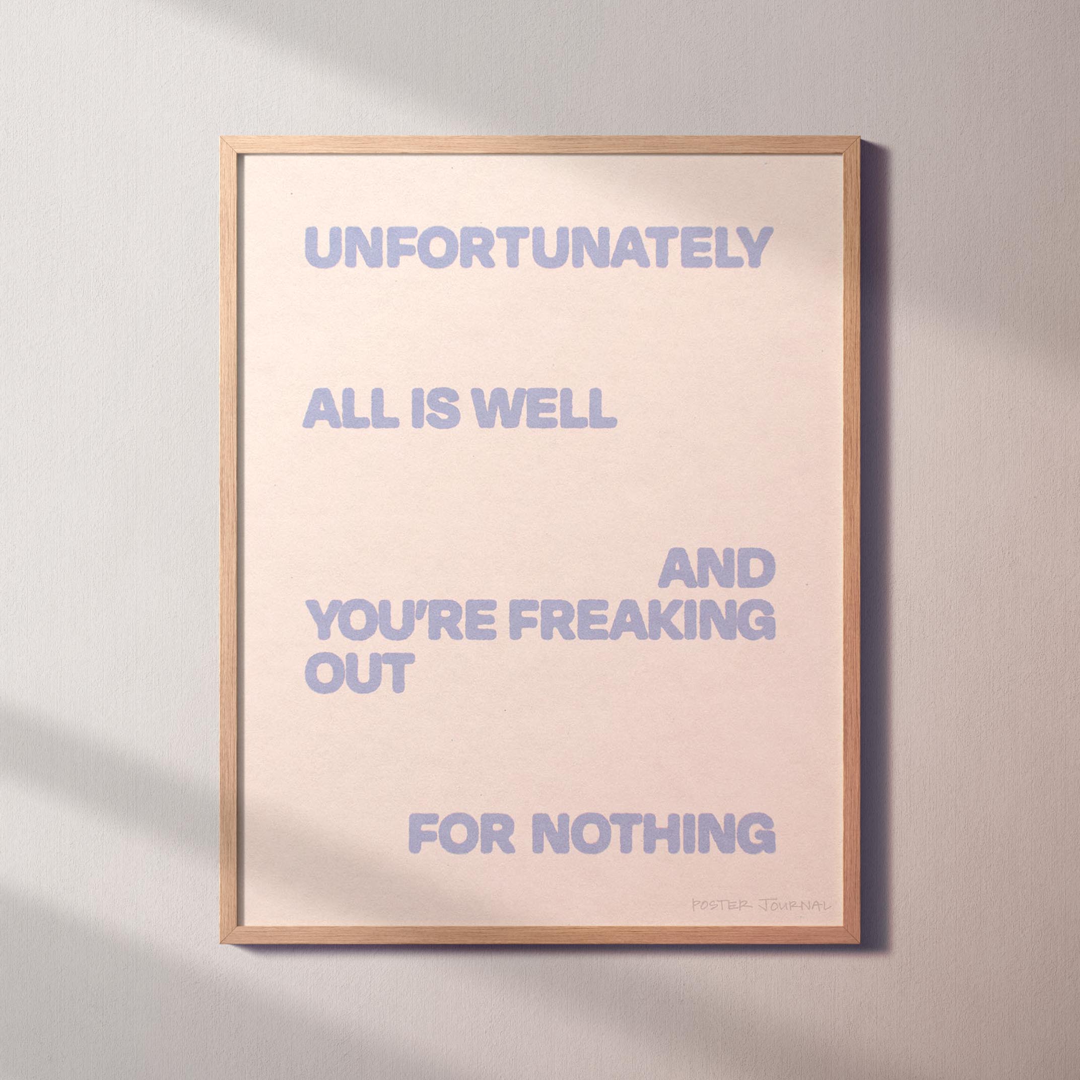 UNFORTUNATELY PRINT