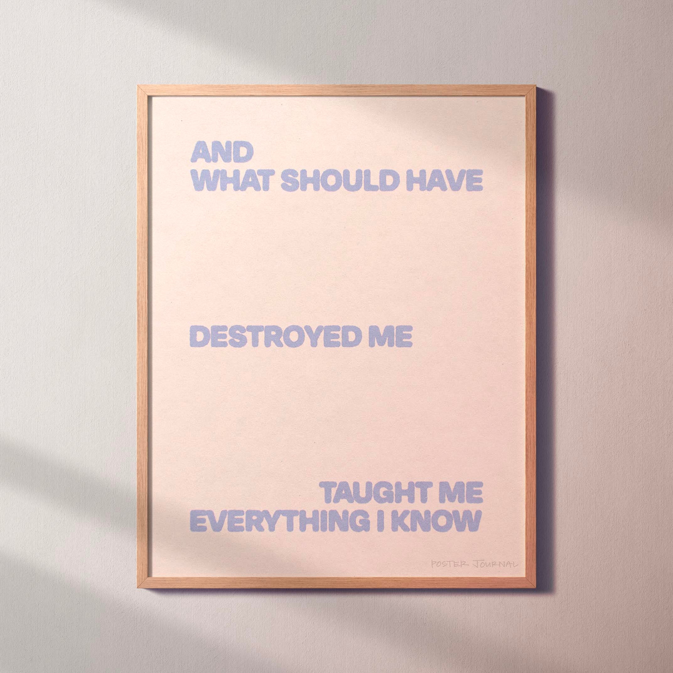 DESTROYED PRINT