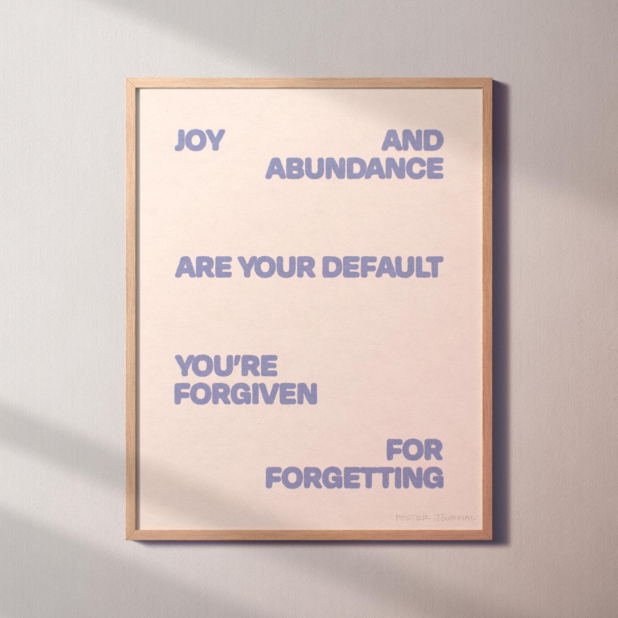 FORGIVEN PRINT